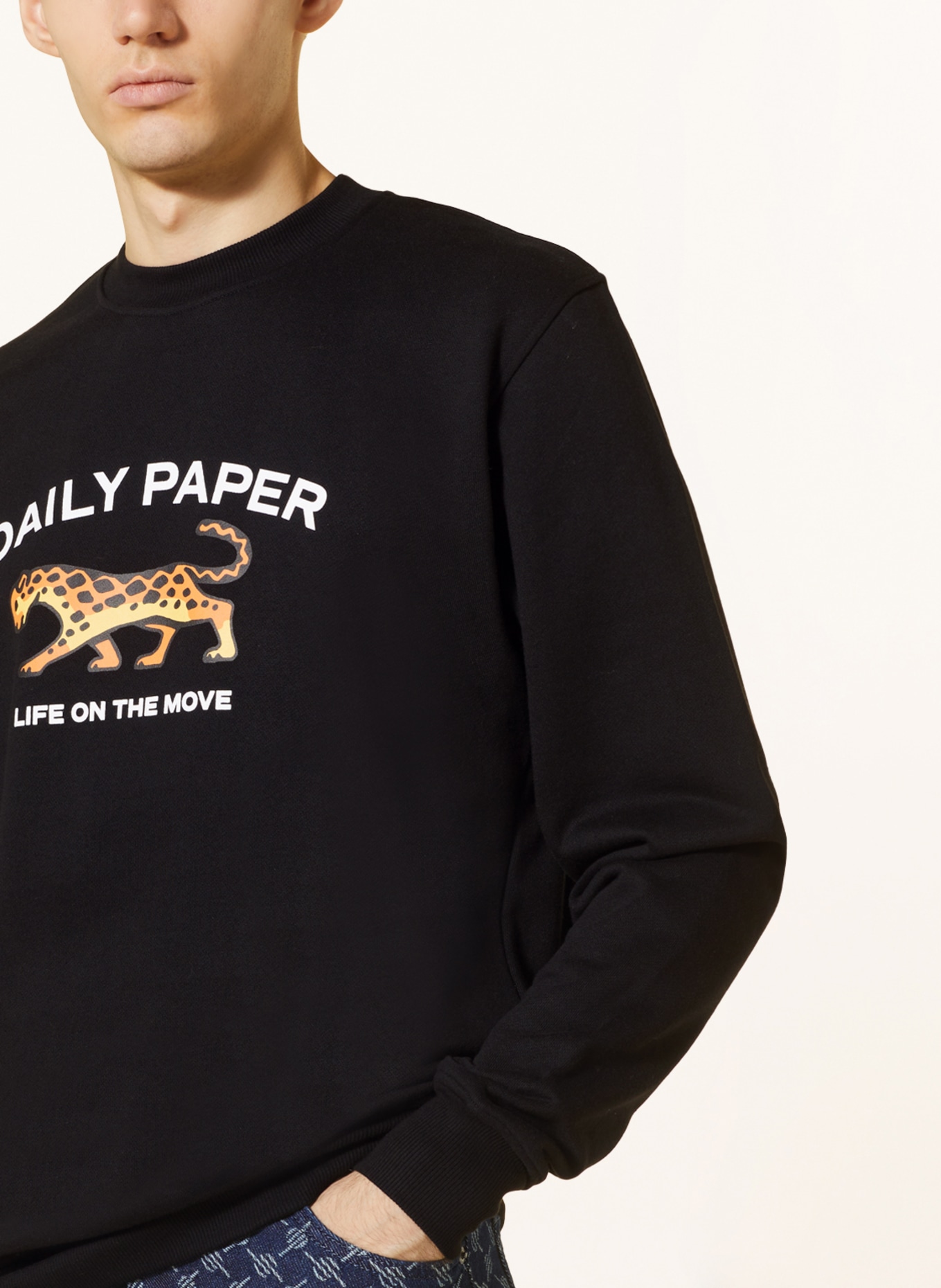 DAILY PAPER Sweatshirt RADAMA, Color: BLACK (Image 4)