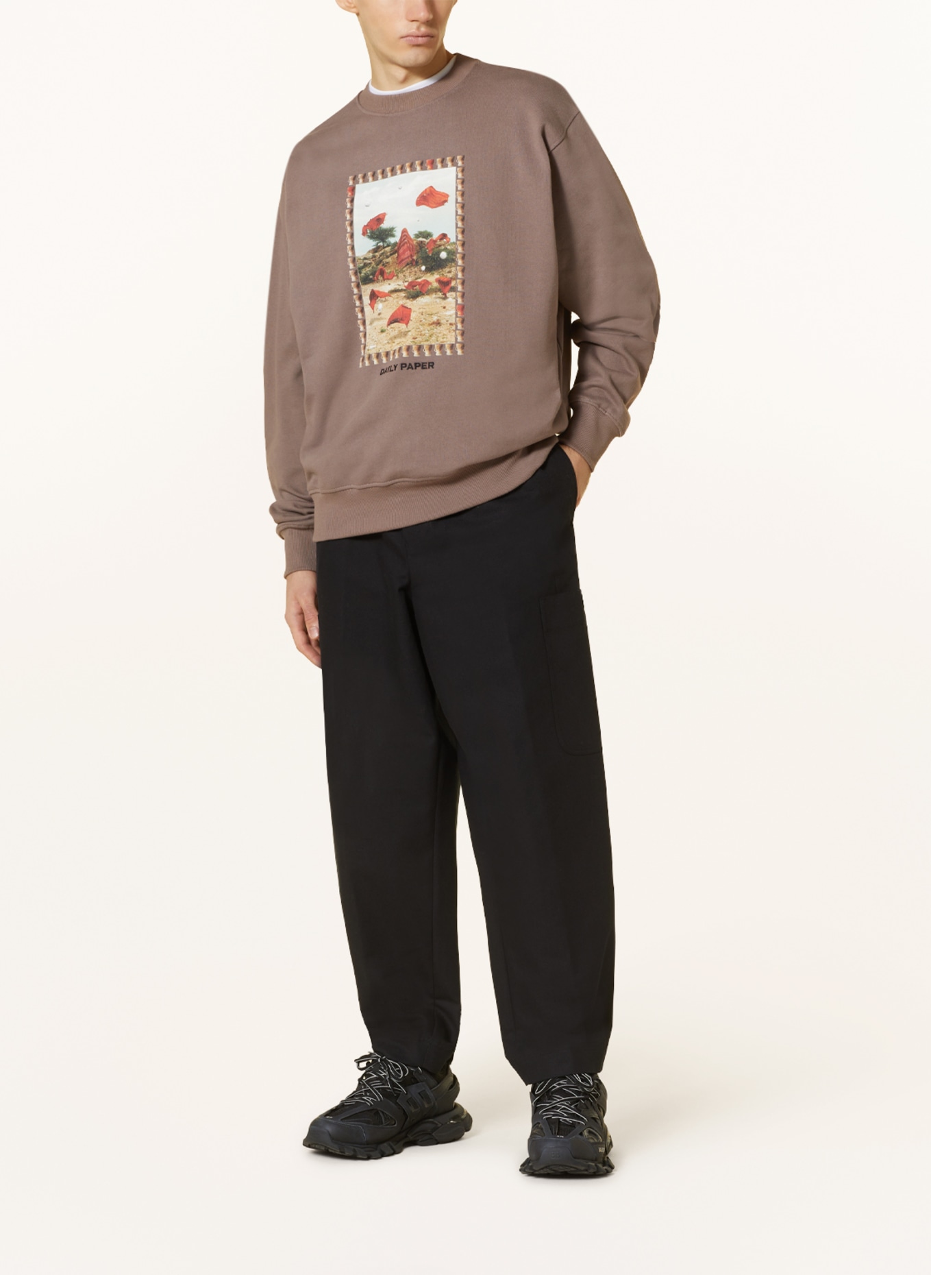 DAILY PAPER Sweatshirt RASHAD, Color: TAUPE (Image 2)