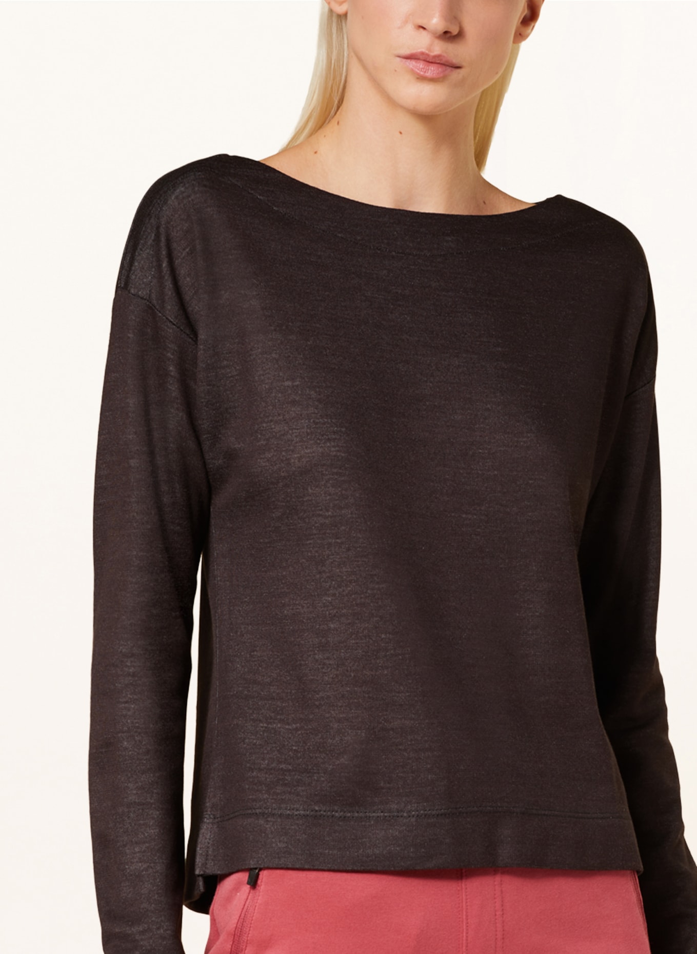 VENICE BEACH Long sleeve shirt AUBREE, Color: BLACK (Image 4)