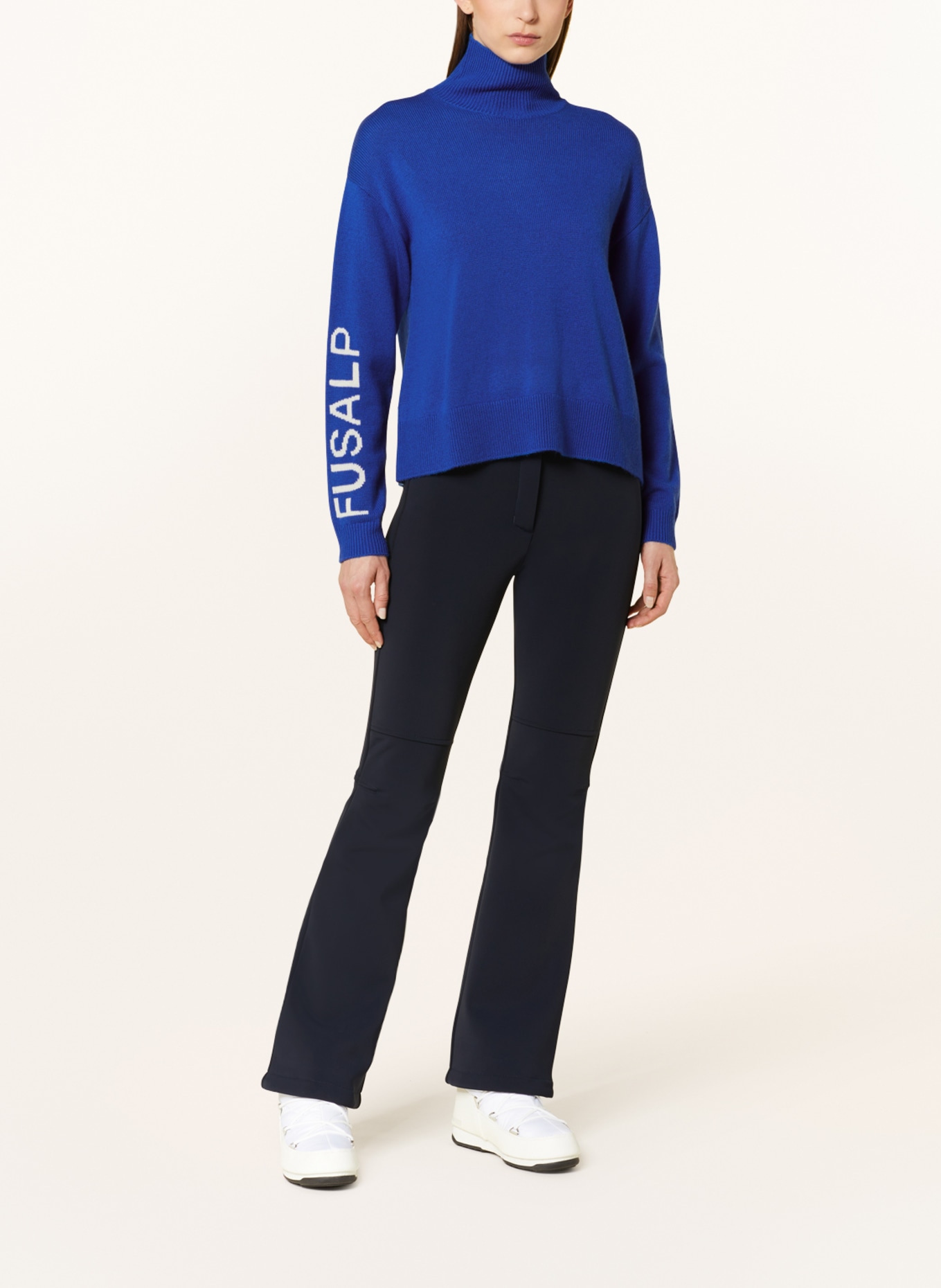fusalp Sweater made of merino wool, Color: BLUE (Image 2)