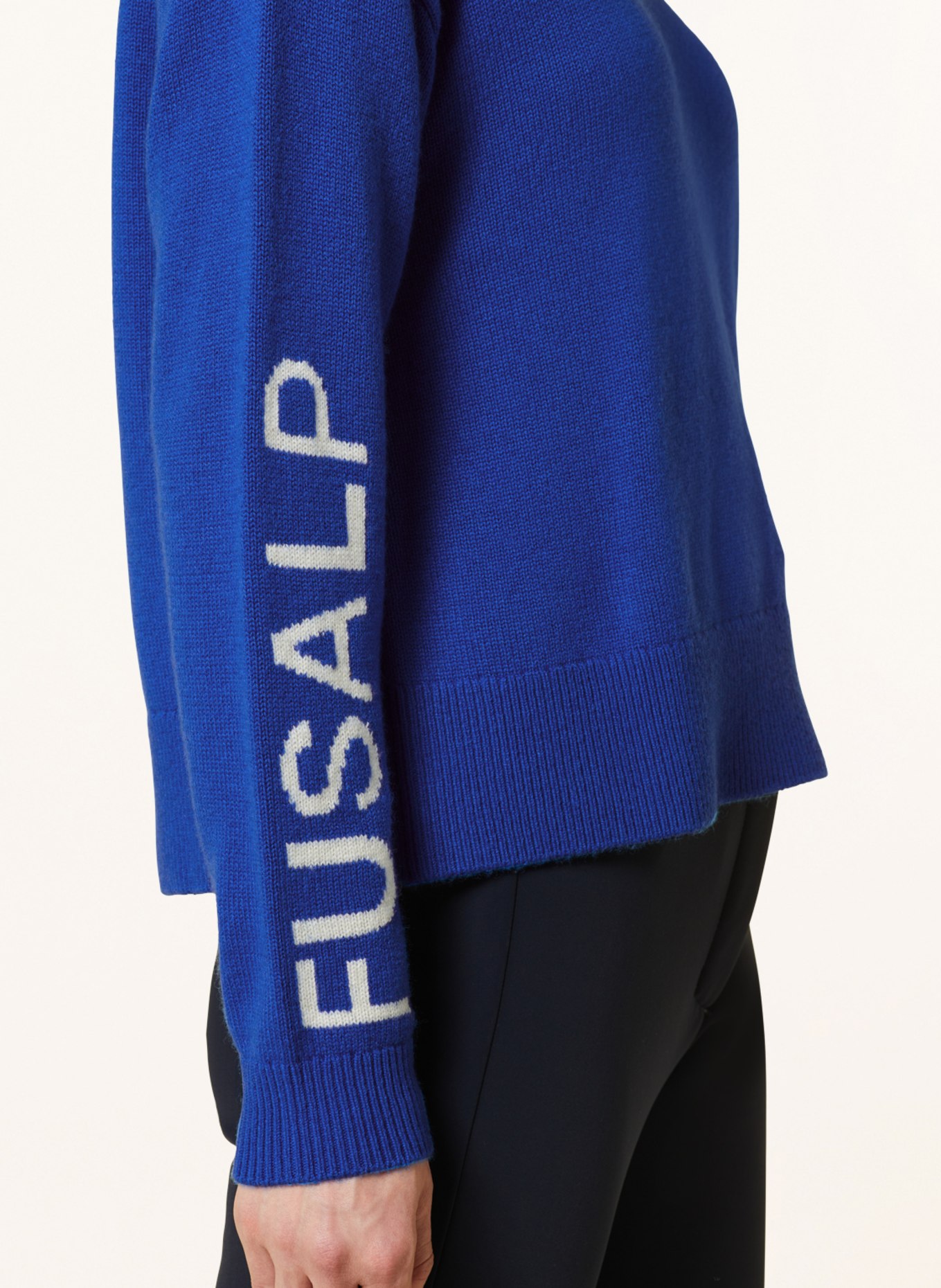 fusalp Sweater made of merino wool, Color: BLUE (Image 4)