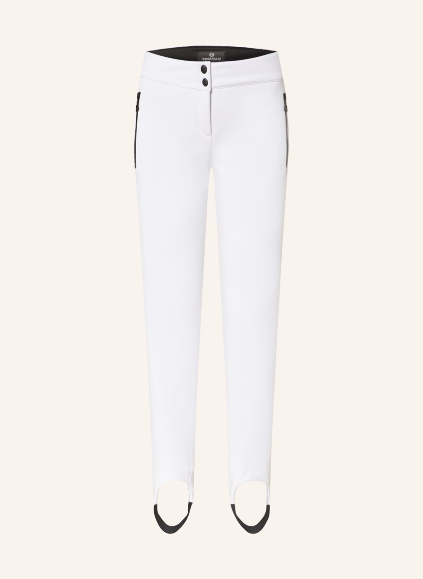 SPORTALM Stirrup ski pants, Color: WHITE (Image 1)