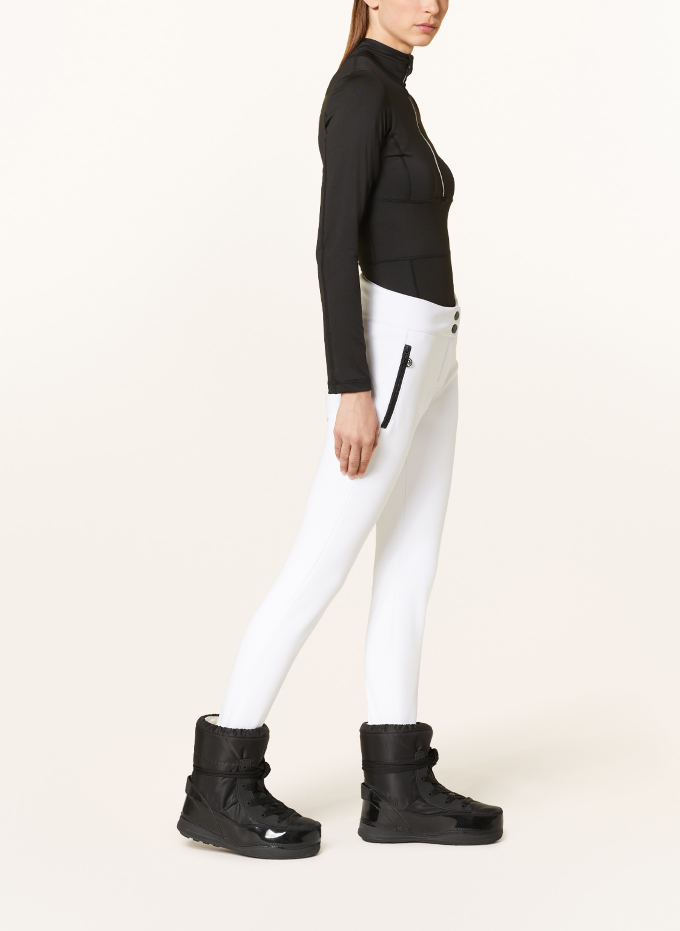 SPORTALM Stirrup ski pants, Color: WHITE (Image 4)