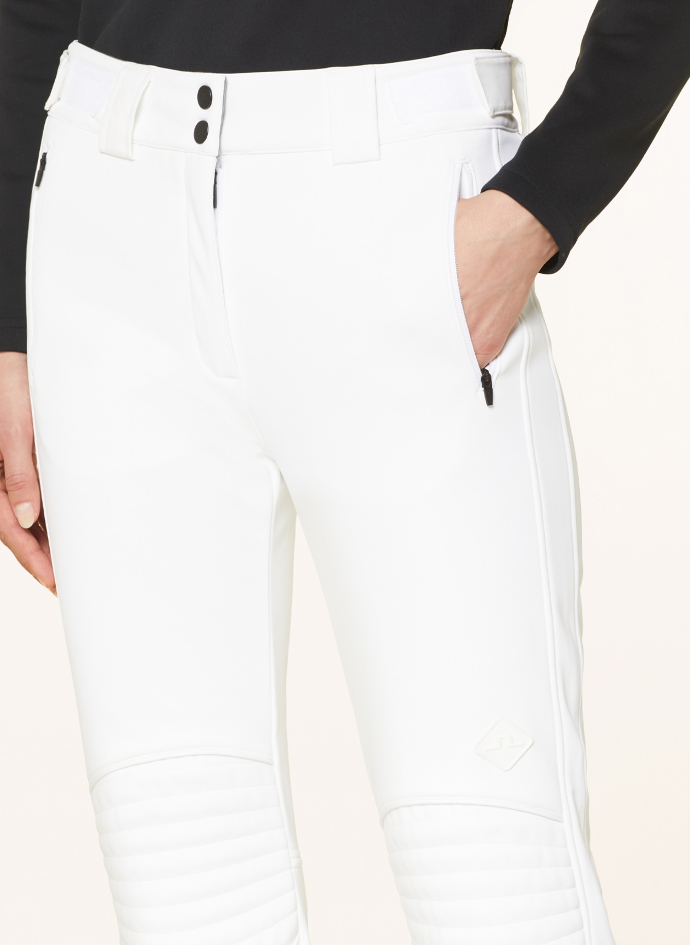 SPORTALM Stirrup ski pants in white