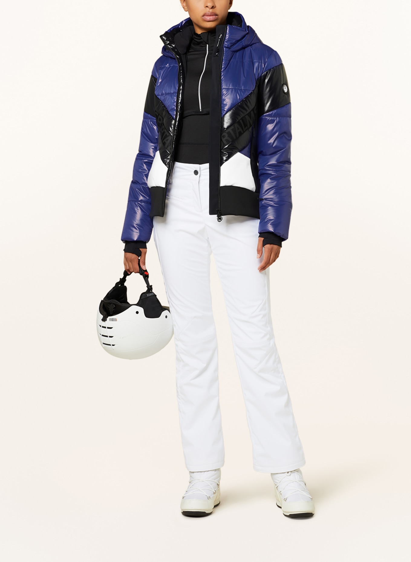 SPORTALM Ski jacket, Color: BLUE/ BLACK/ WHITE (Image 2)