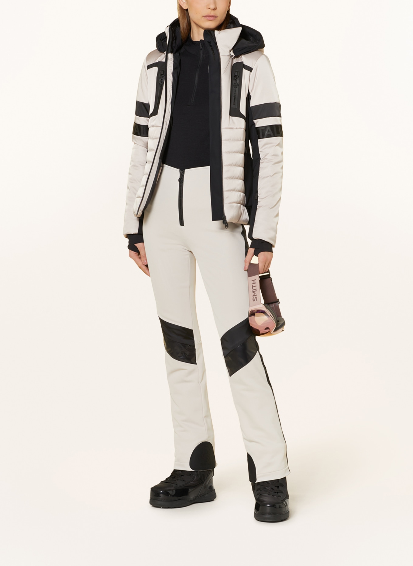SPORTALM Softshell ski pants, Color: CREAM (Image 2)