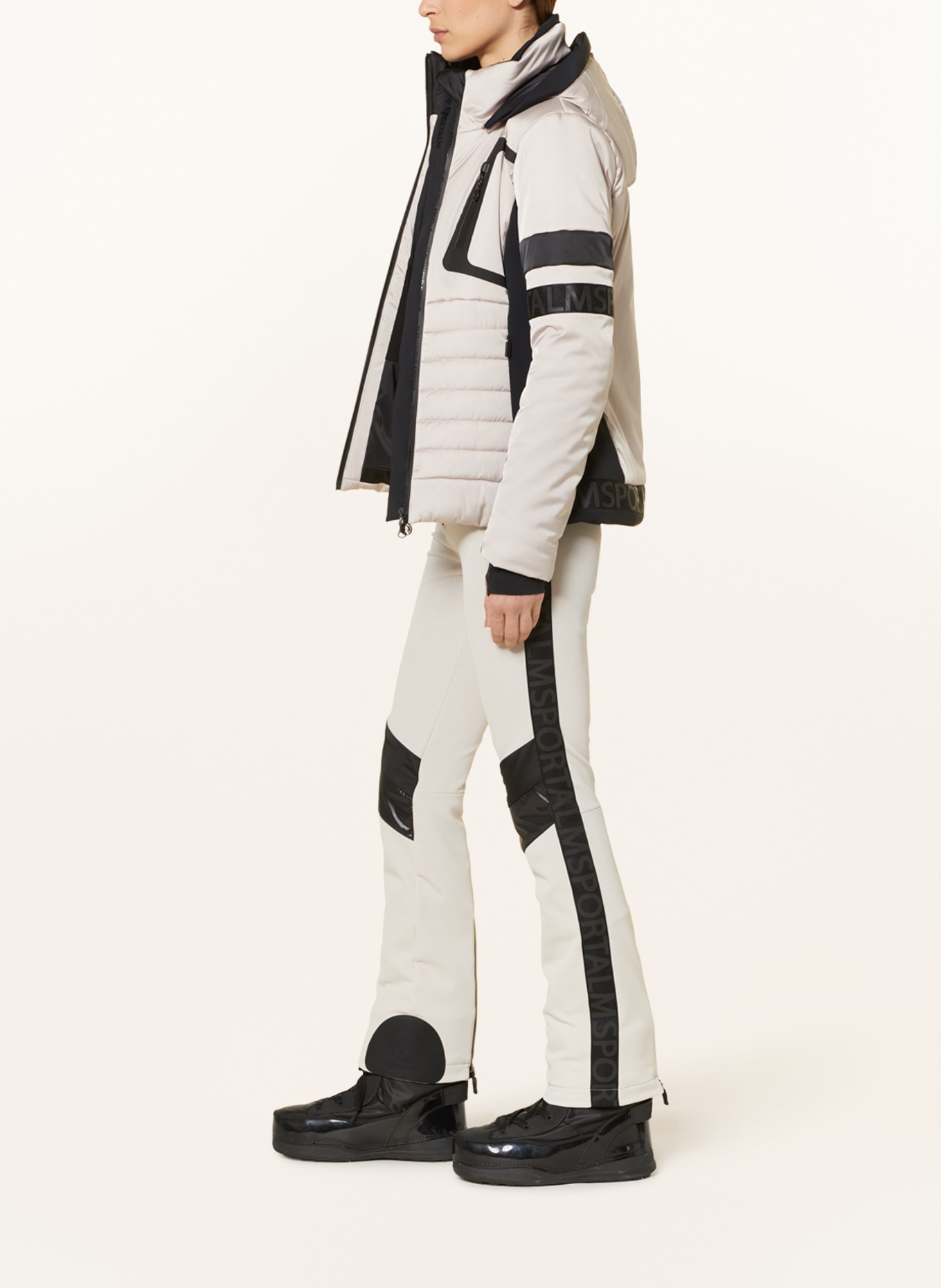 SPORTALM Softshell ski pants, Color: CREAM (Image 4)