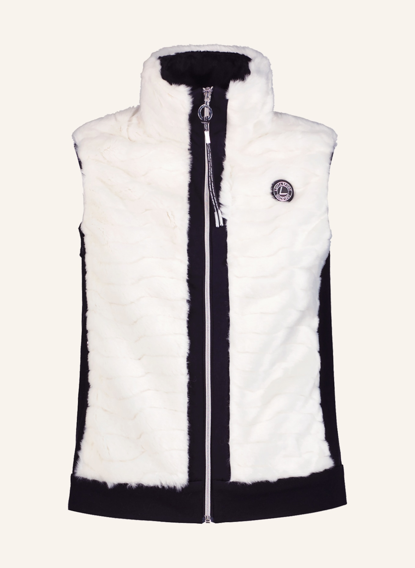 LUHTA Hybrid vest HUITTILAHTI, Color: WHITE/ BLACK (Image 1)