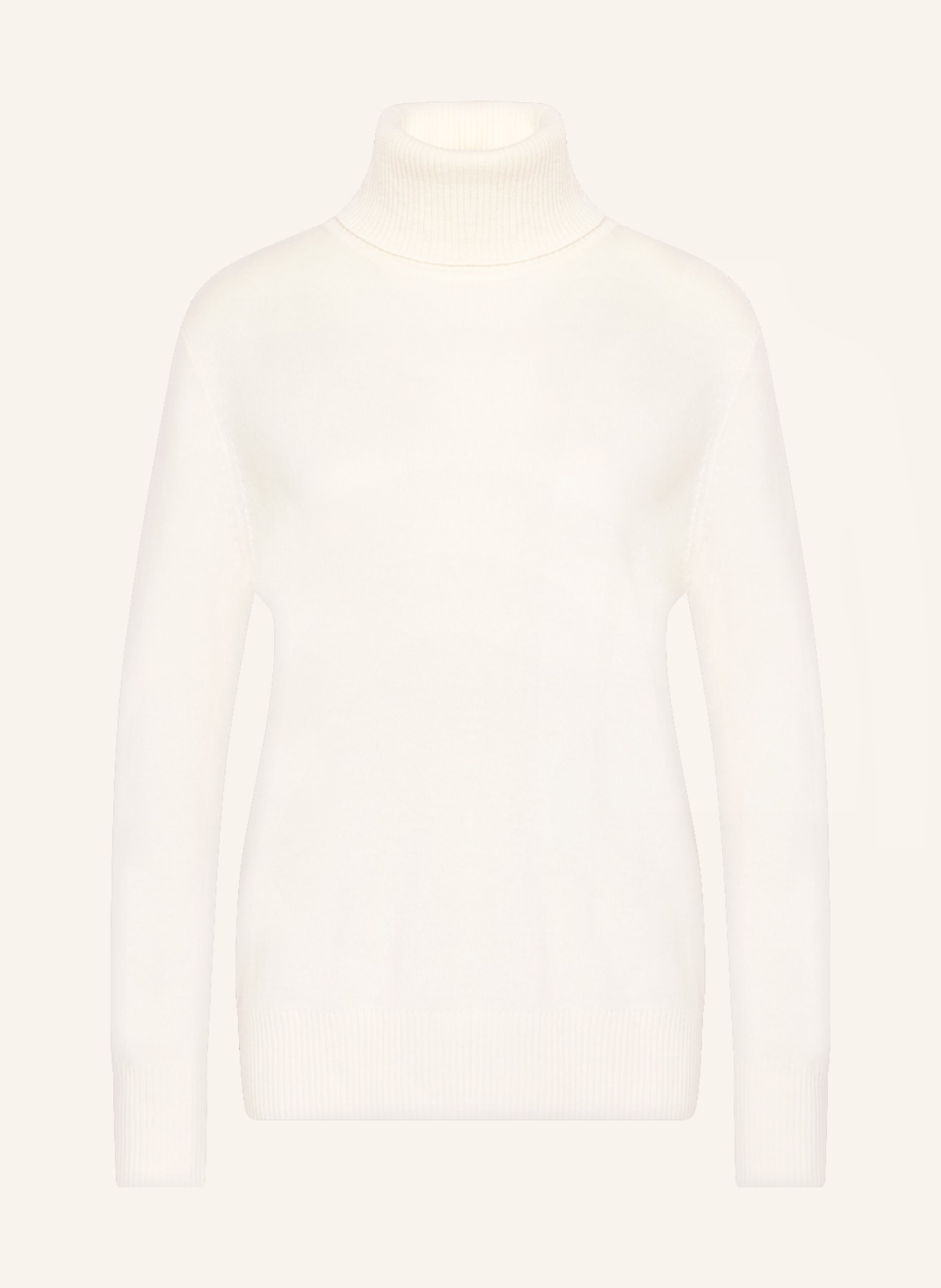 rosemunde Turtleneck sweater LAICA with cashmere, Color: ECRU (Image 1)