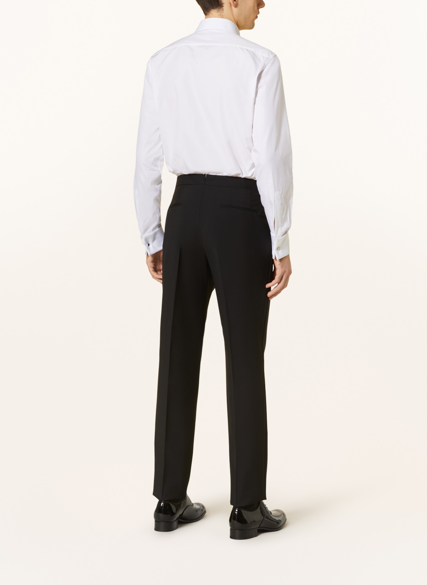 ZEGNA Tuxedo trousers slim fit, Color: 001 BLACK (Image 3)