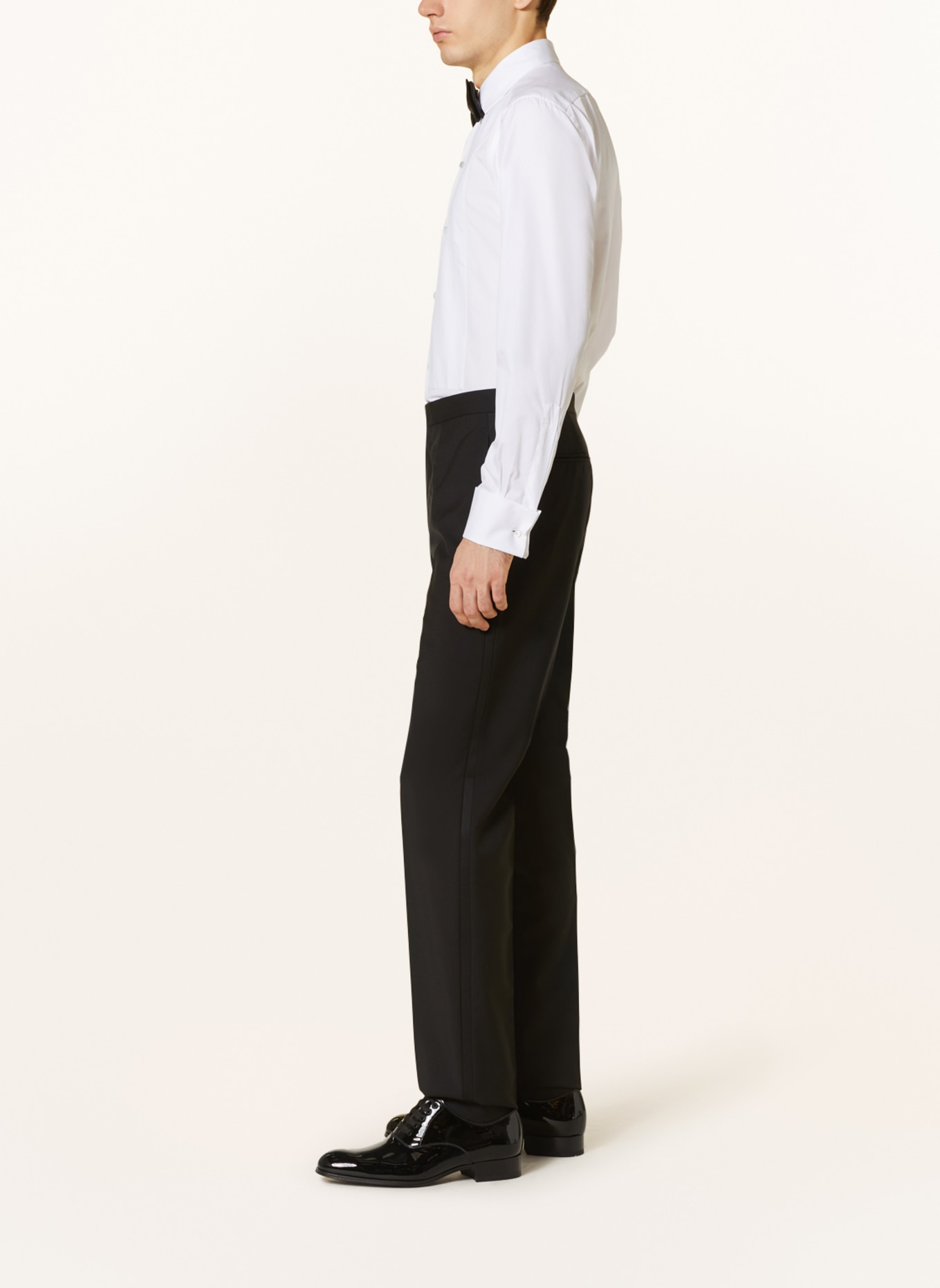 ZEGNA Tuxedo trousers slim fit, Color: 001 BLACK (Image 4)