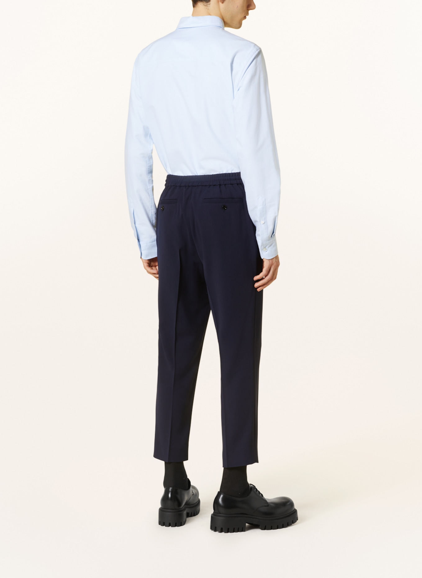 AMI PARIS Spodnie extra slim fit, Kolor: GRANATOWY (Obrazek 3)