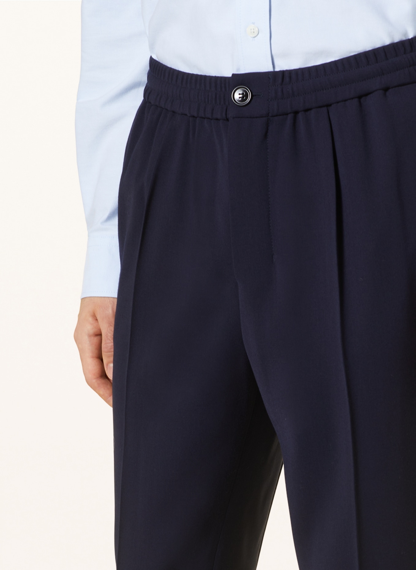 AMI PARIS Spodnie extra slim fit, Kolor: GRANATOWY (Obrazek 5)
