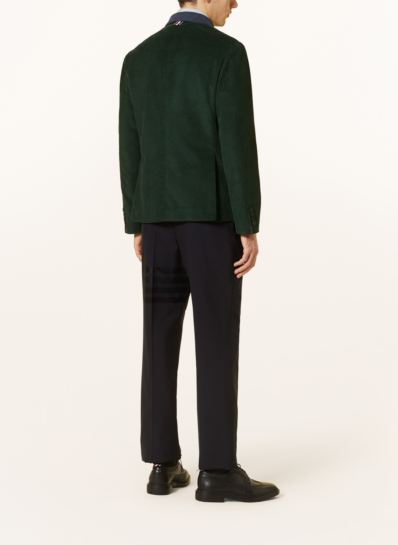 THOM BROWNE. Corduroy blazer regular fit, Color: DARK GREEN (Image 3)