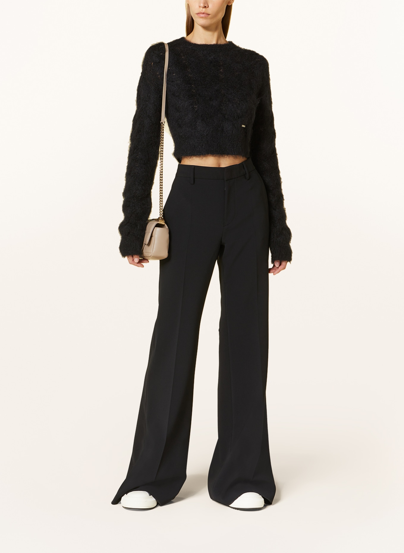 DSQUARED2 Cropped sweater, Color: BLACK (Image 2)