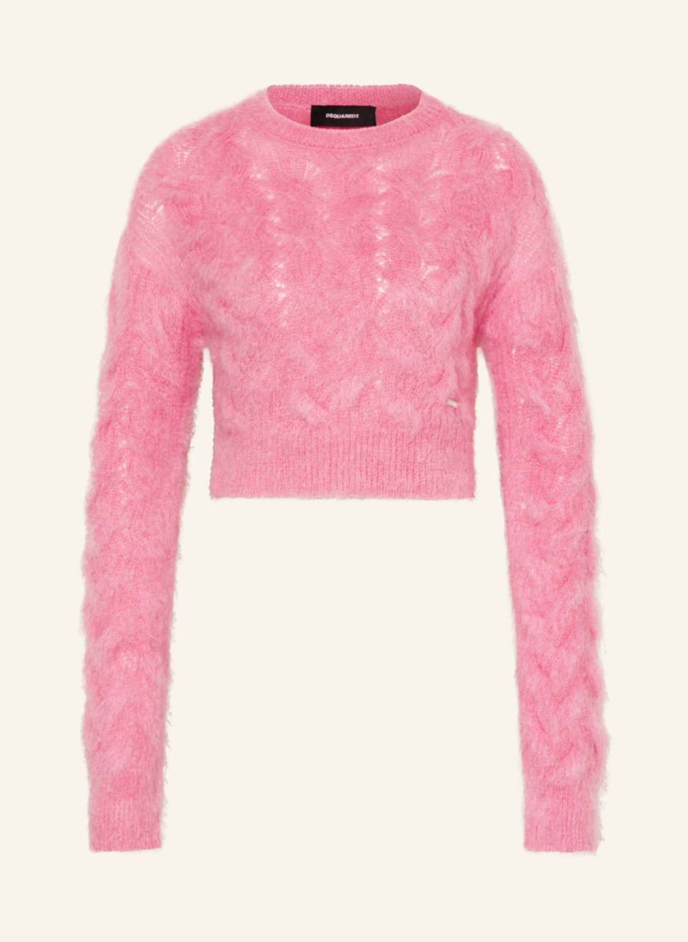 DSQUARED2 Cropped-Pullover, Farbe: PINK (Bild 1)