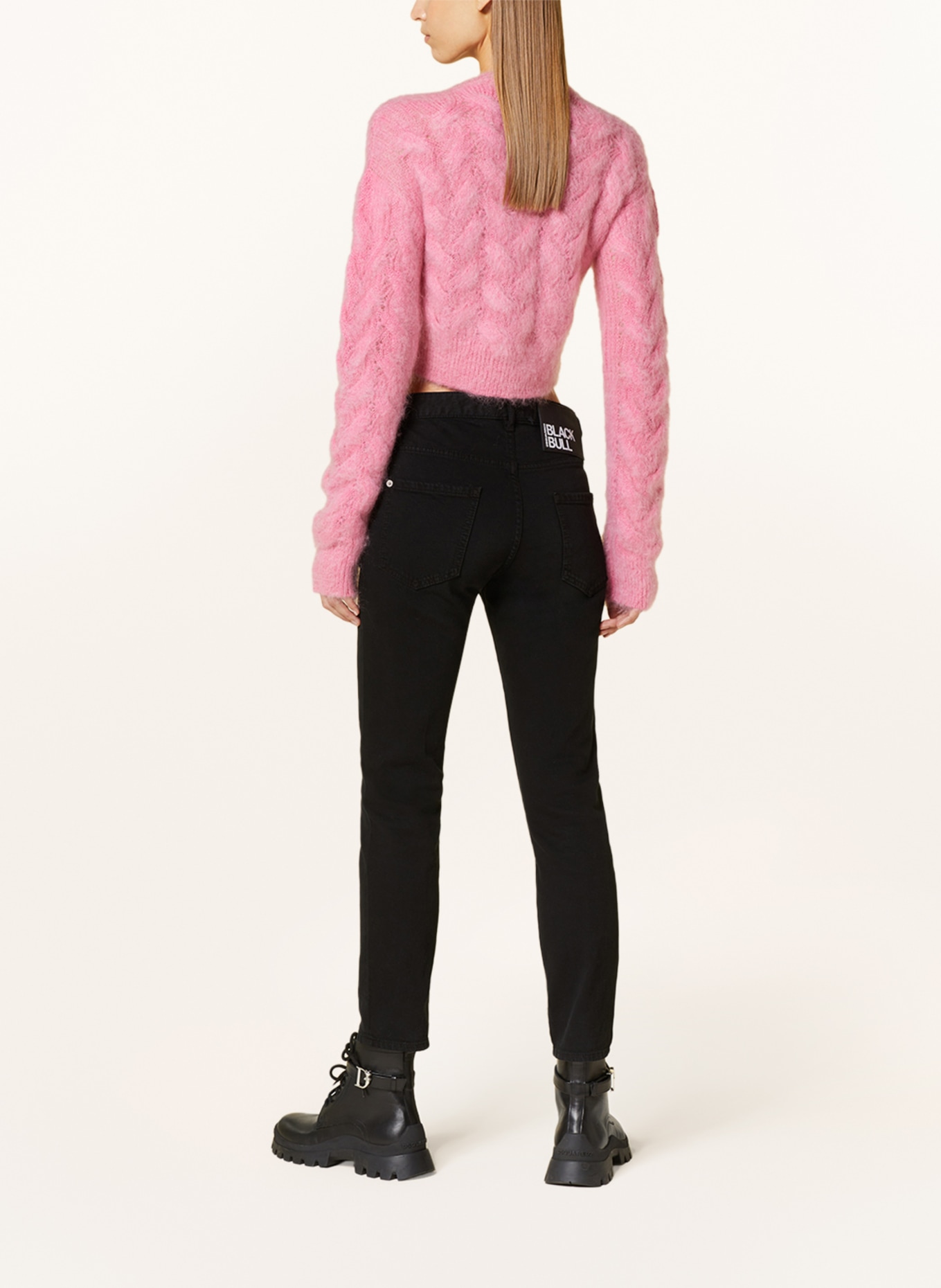 DSQUARED2 Cropped-Pullover, Farbe: PINK (Bild 3)
