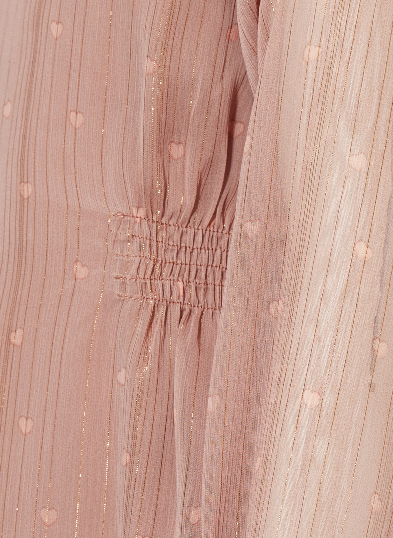 SOFIE SCHNOOR Kleid mit Glitzergarn, Farbe: ROSÉ/ ALTROSA (Bild 3)
