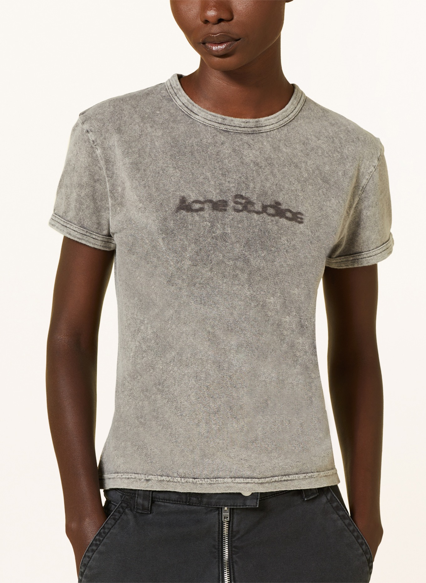 Acne Studios T-shirt, Kolor: SZARY (Obrazek 4)