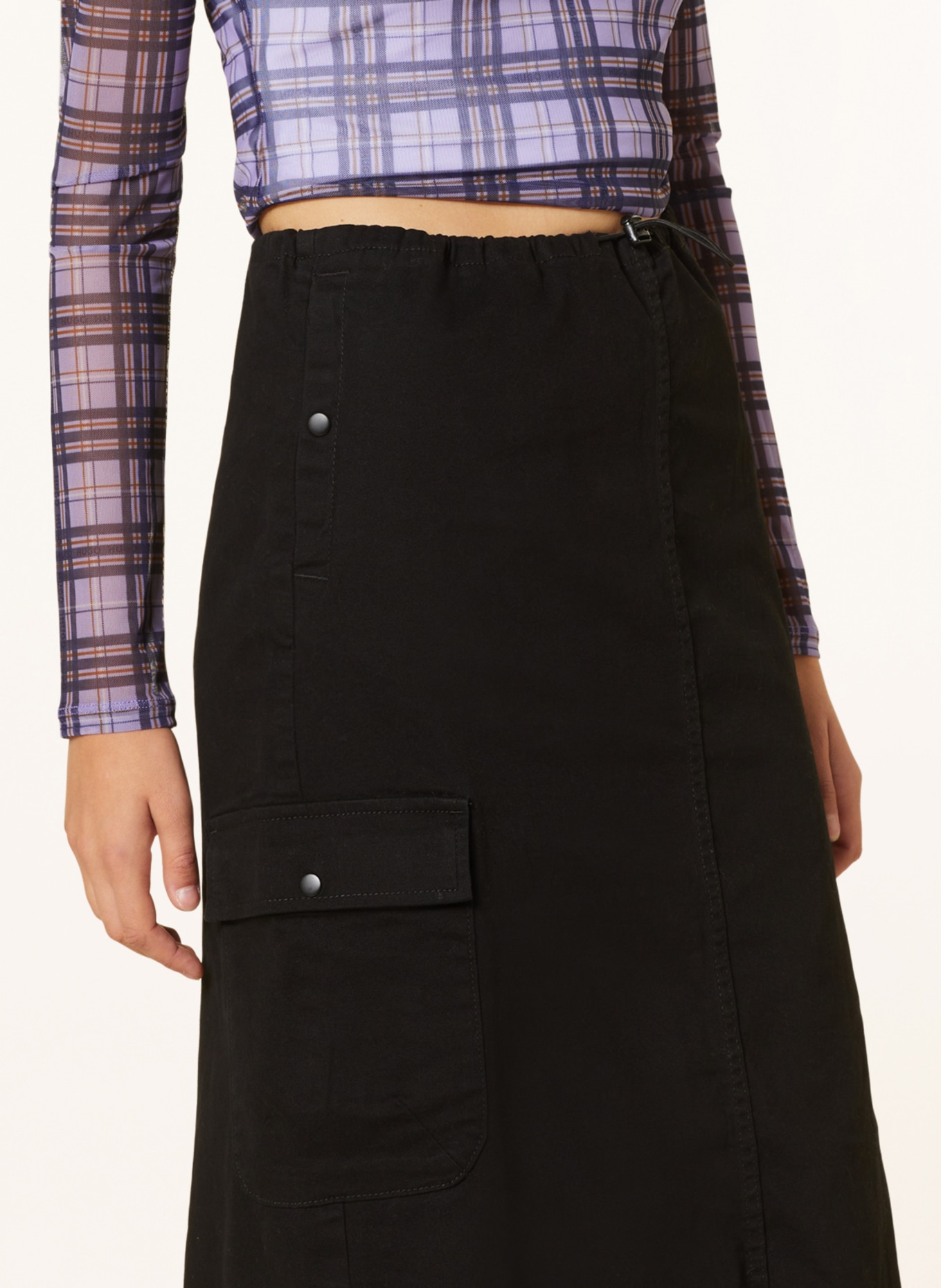 ONLY Denim skirt, Color: BLACK (Image 4)