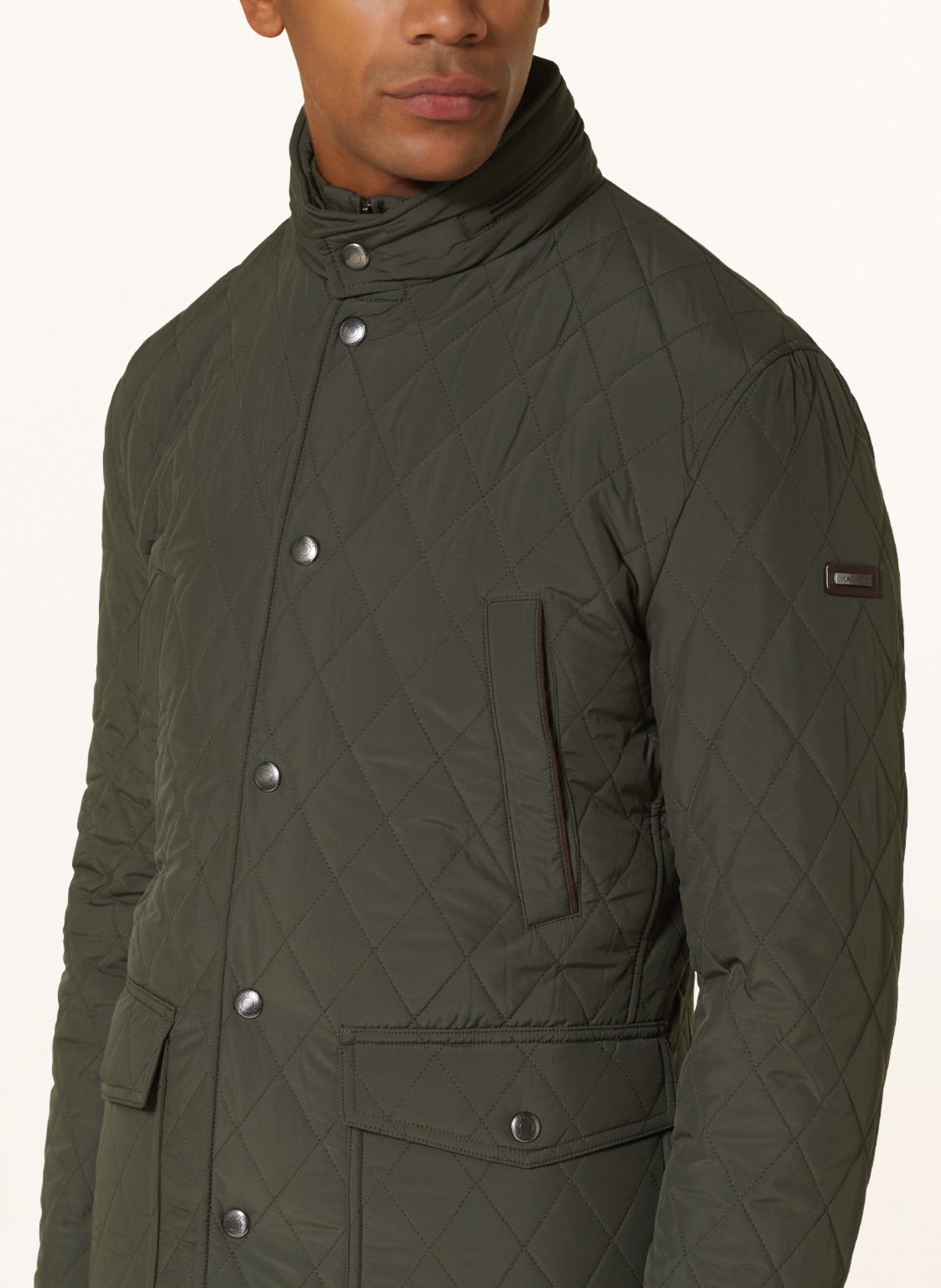 HACKETT LONDON Quilted jacket, Color: KHAKI (Image 4)