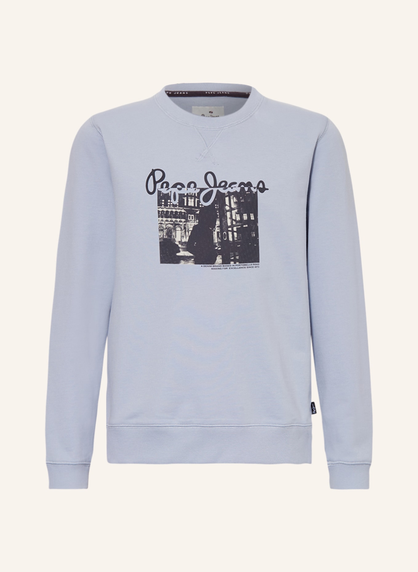 Pepe Jeans Sweatshirt, Farbe: HELLBLAU/ SCHWARZ (Bild 1)