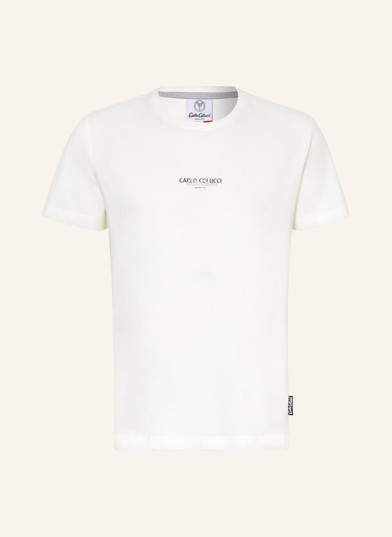 CARLO COLUCCI T-shirt, Kolor: KREMOWY (Obrazek 1)