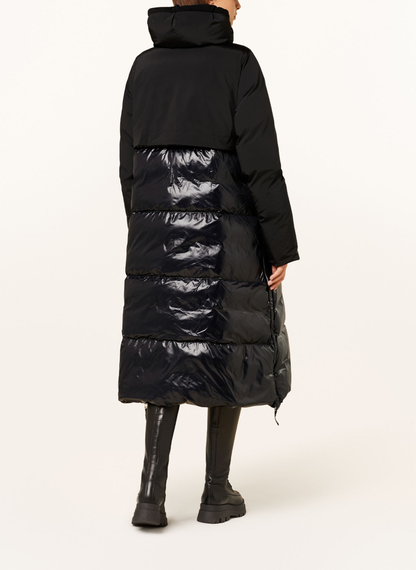 JET SET Quilted coat BARROW, Color: BLACK (Image 3)