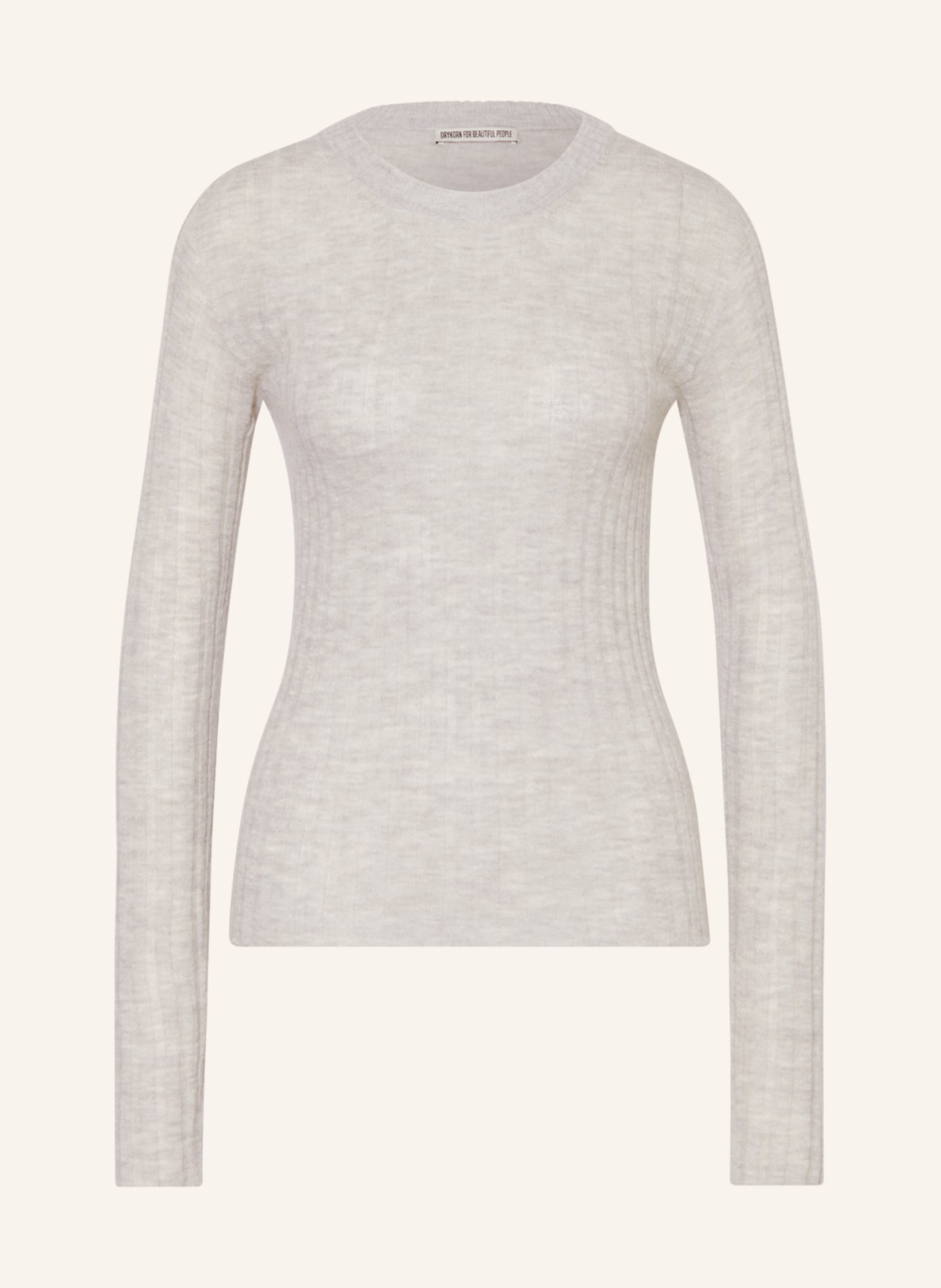 DRYKORN Sweater ERMA with alpaca, Color: LIGHT GRAY (Image 1)