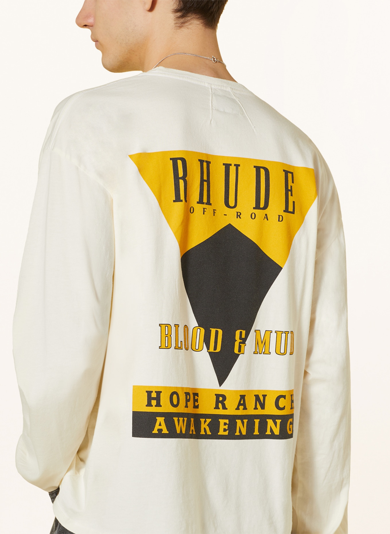 RHUDE Long sleeve shirt, Color: ECRU (Image 4)