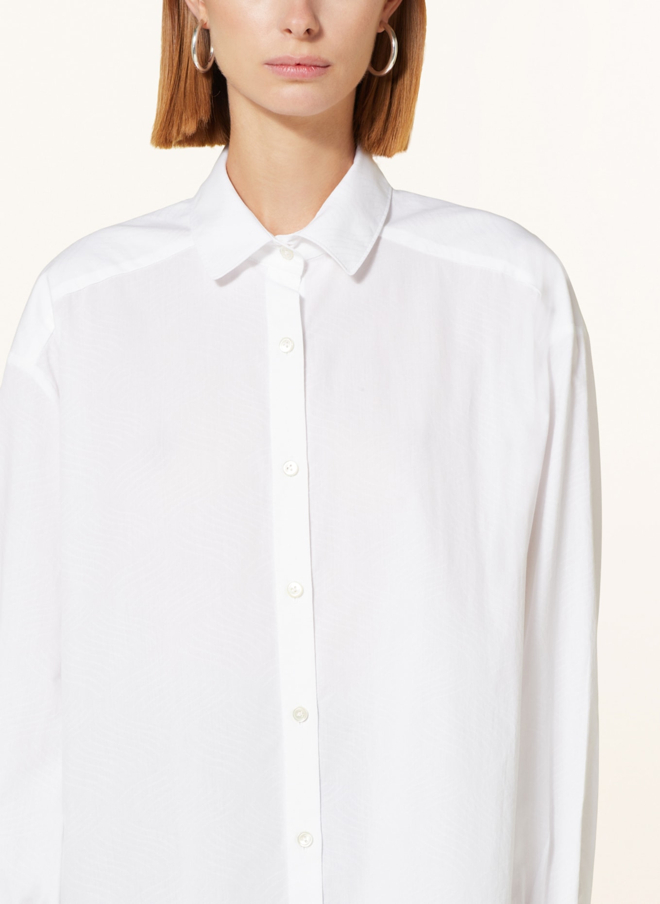 van Laack Shirt blouse DUANA, Color: WHITE (Image 4)