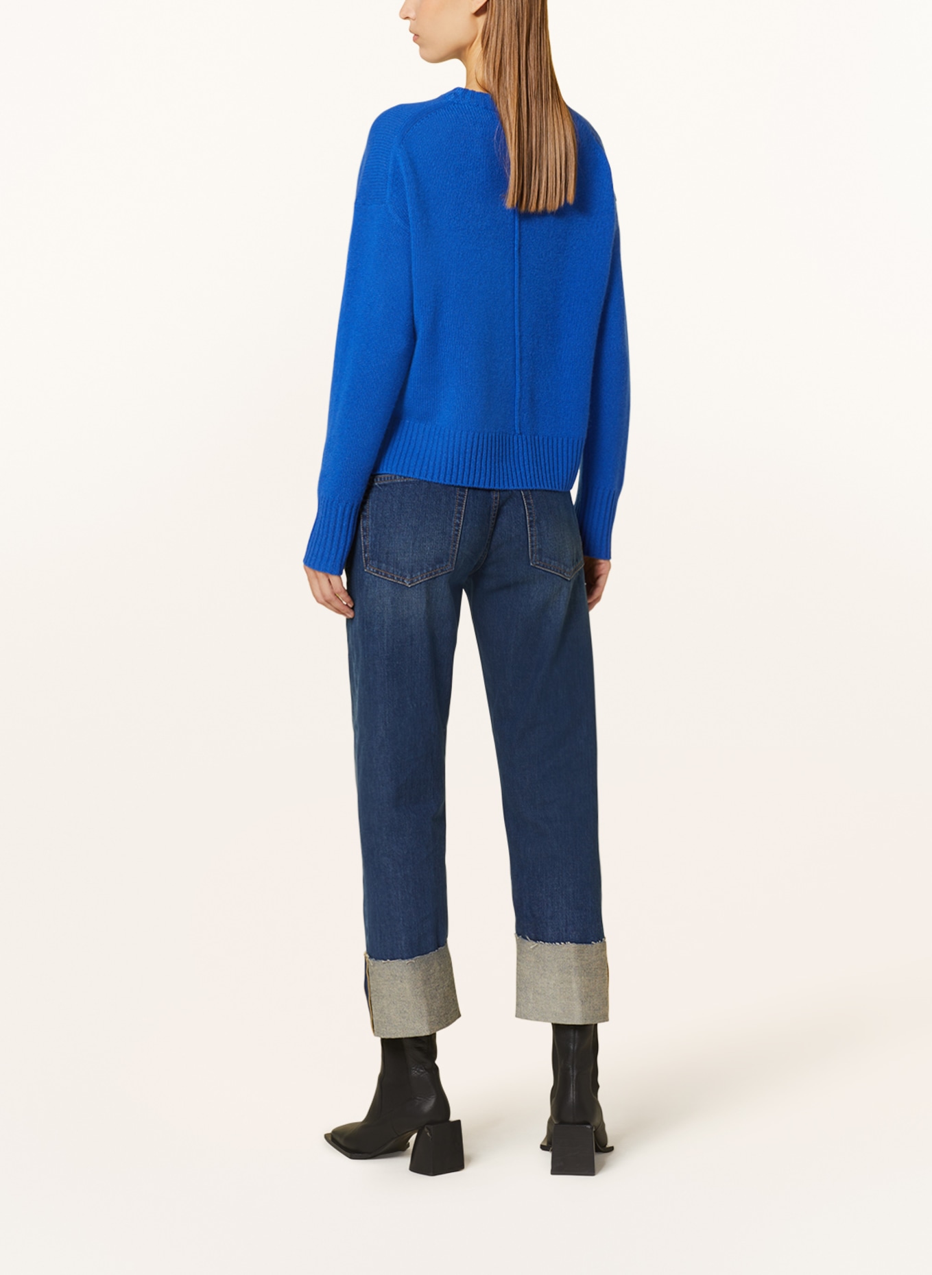 MRS & HUGS Cashmere sweater, Color: BLUE (Image 3)