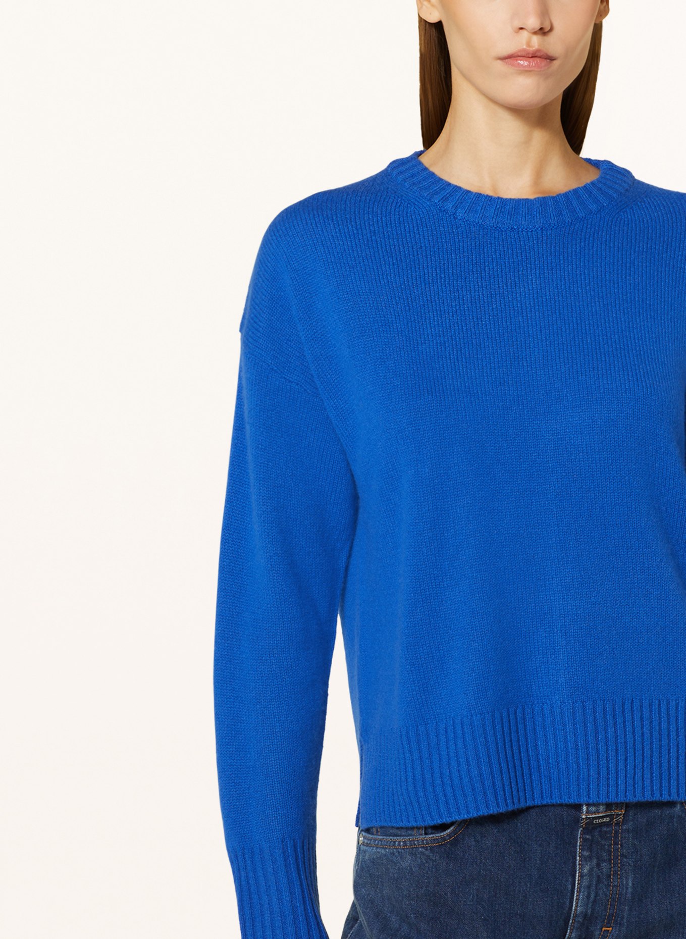 MRS & HUGS Cashmere sweater, Color: BLUE (Image 4)
