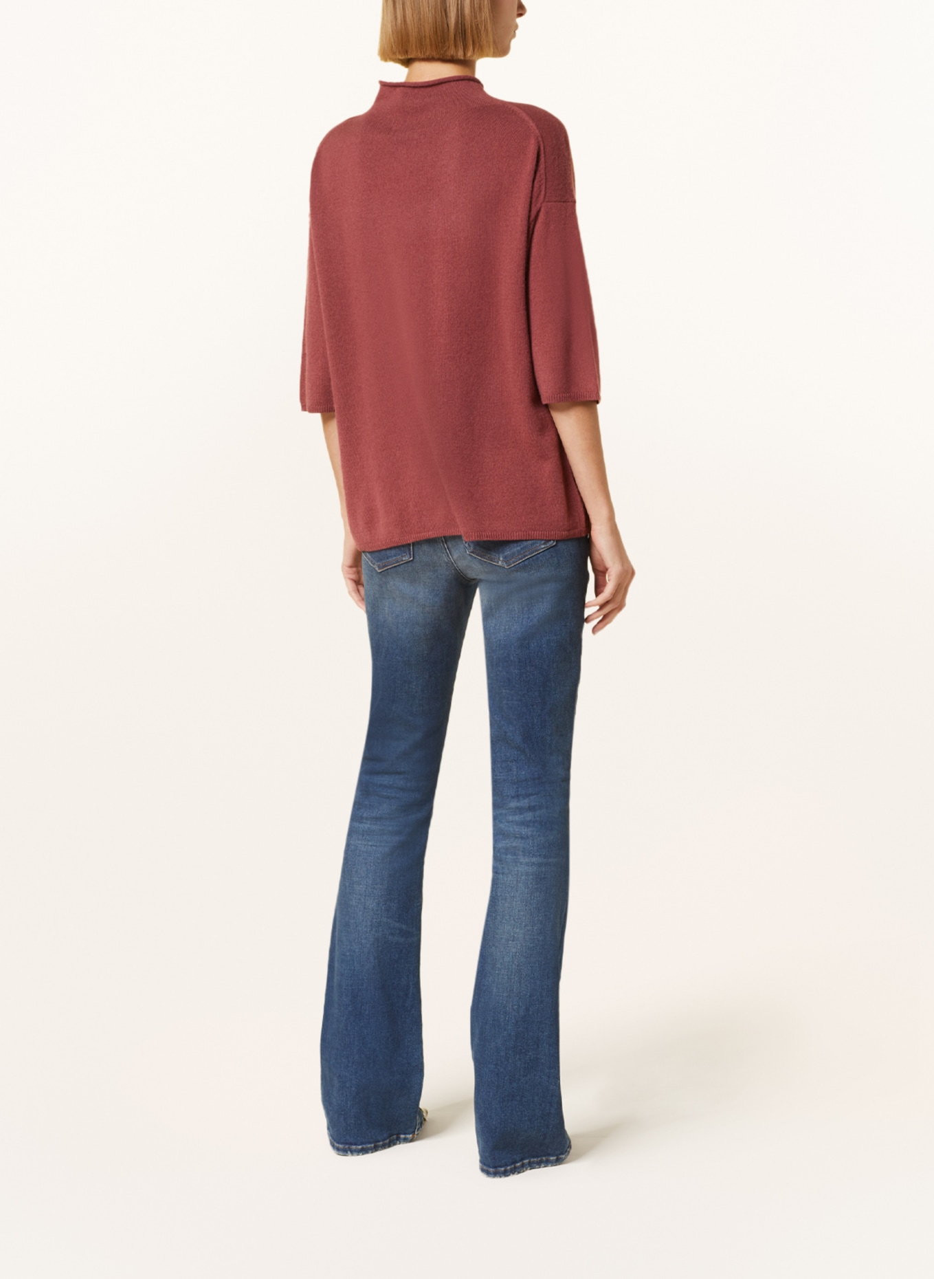 MRS & HUGS Cashmere-Pullover, Farbe: DUNKELROT (Bild 3)