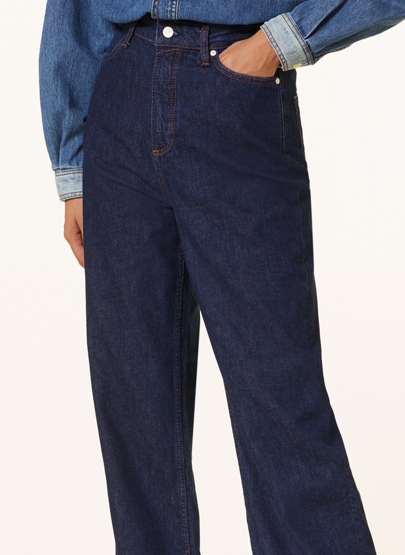 Marc O'Polo DENIM Straight Jeans, Farbe: Q17 multi/raw caribbean blue (Bild 5)