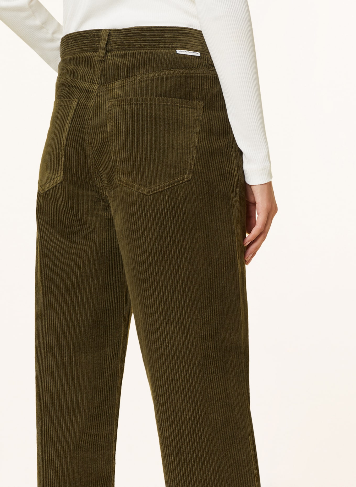 Marc O'Polo DENIM Corduroy trousers, Color: GREEN (Image 5)