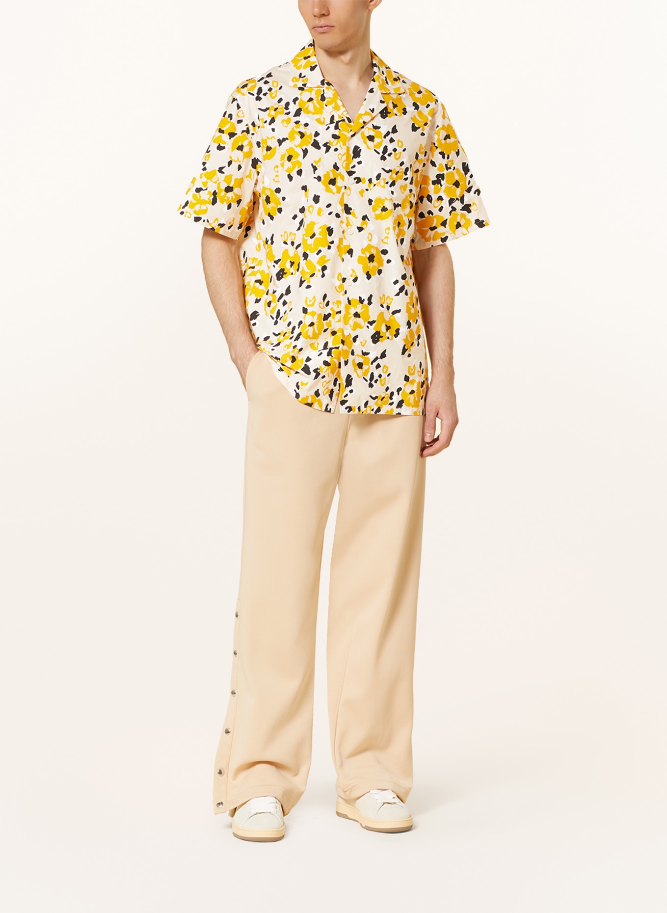 LANVIN Resort shirt comfort fit, Color: CREAM/ YELLOW/ BLACK (Image 2)