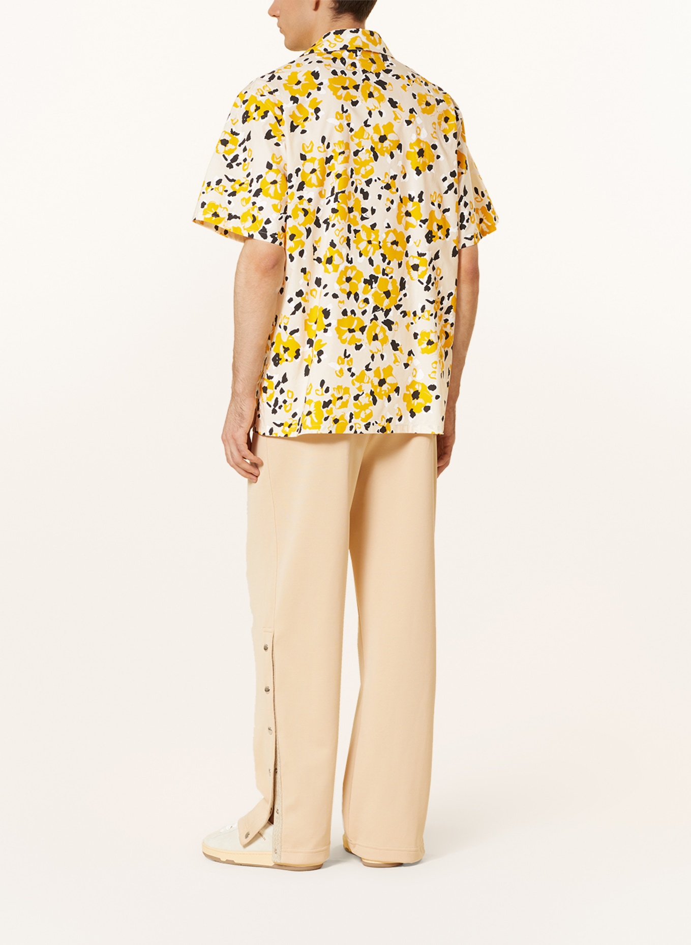 LANVIN Resort shirt comfort fit, Color: CREAM/ YELLOW/ BLACK (Image 3)