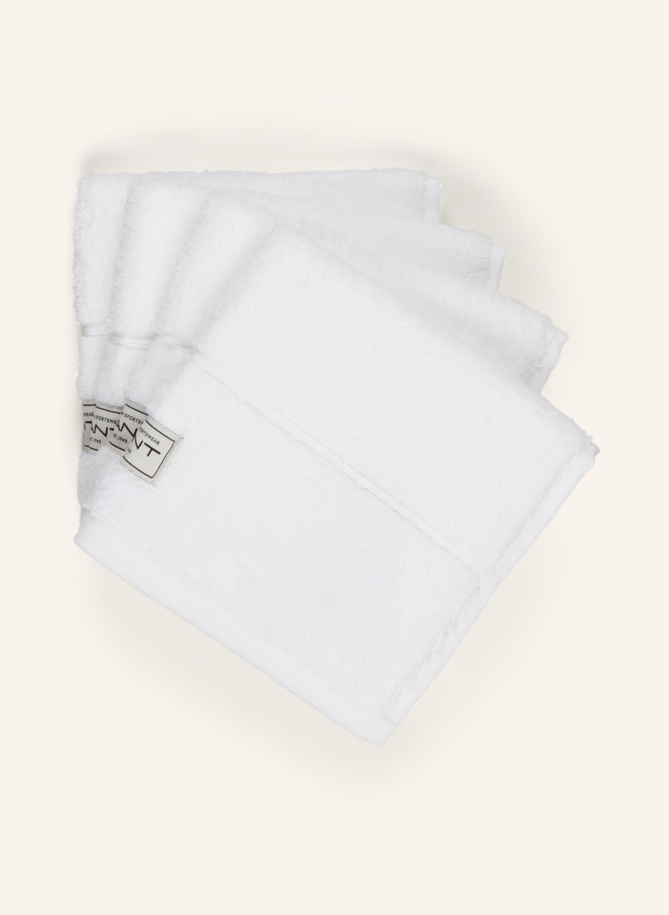 GANT HOME Set of 4 flannels, Color: WHITE (Image 1)