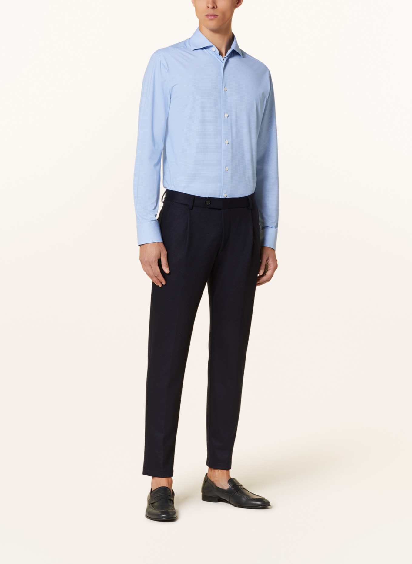 ETON Shirt slim fit, Color: LIGHT BLUE/ WHITE (Image 2)