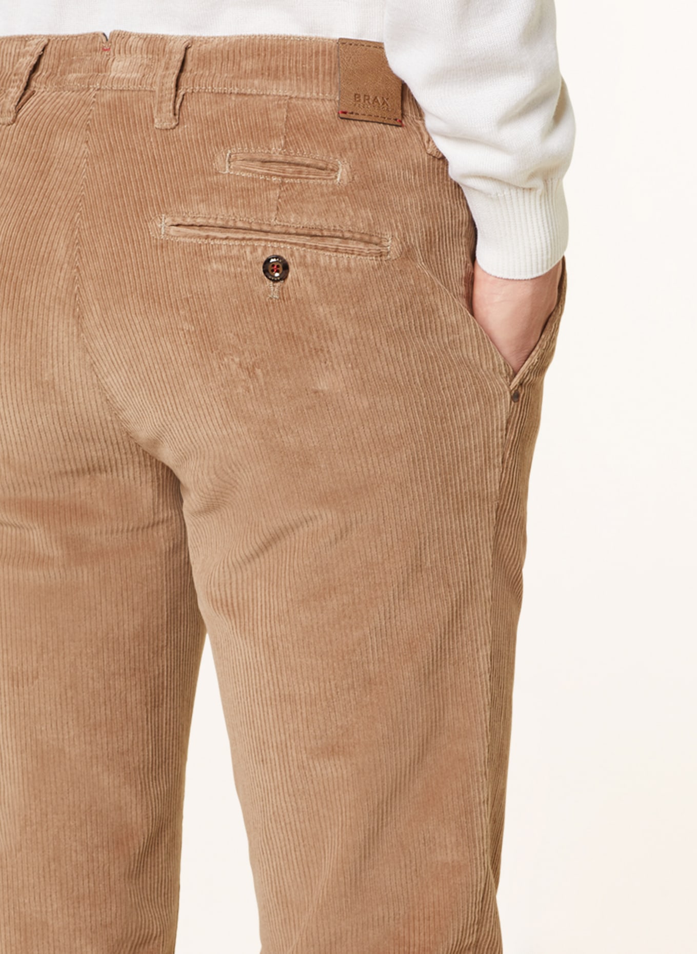 BRAX Spodnie sztruksowe FABIO modern fit, Kolor: CAMELOWY (Obrazek 6)