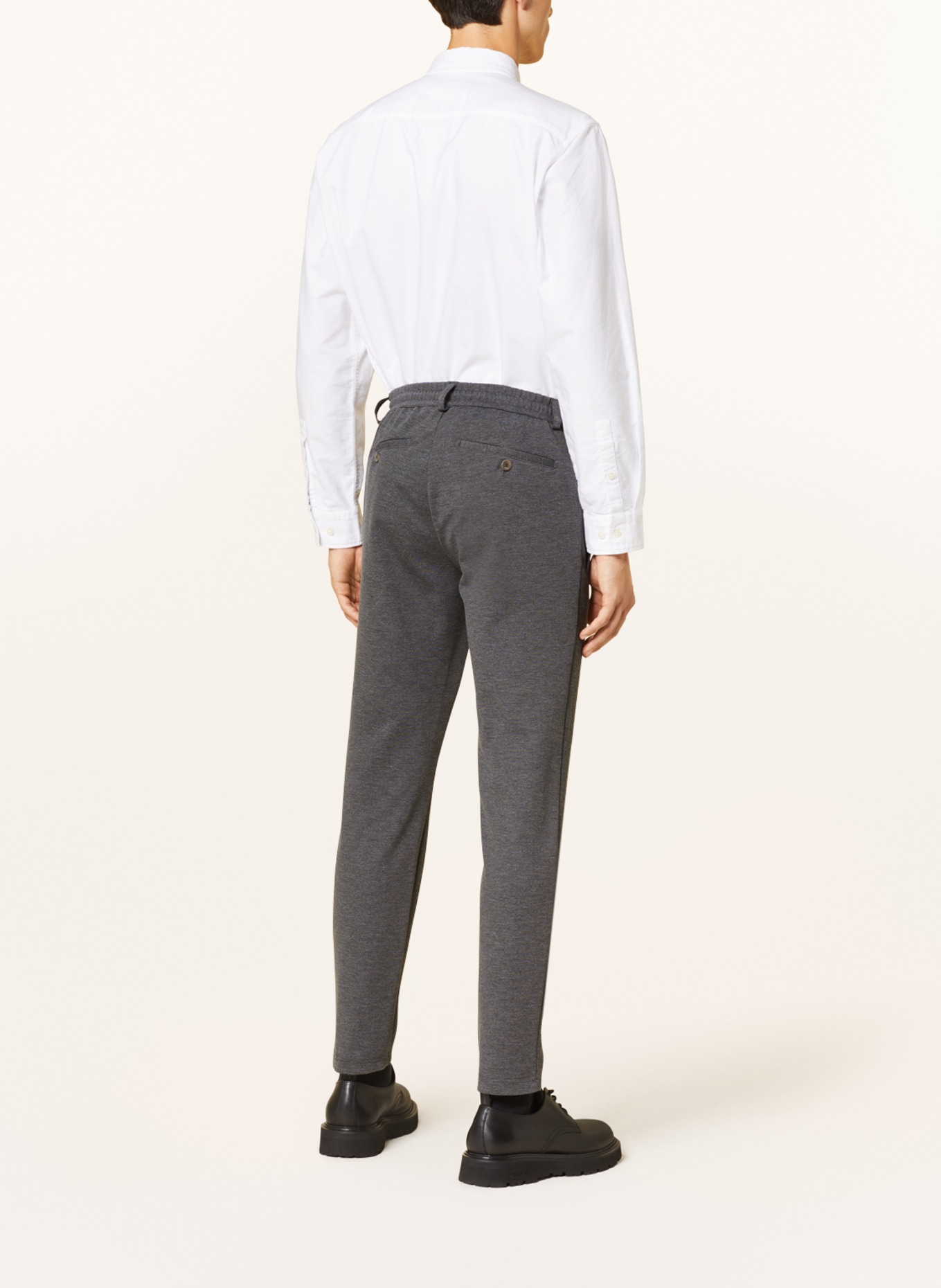BRAX Spodnie w stylu dresowym PHIL cropped fit, Kolor: 05 GRAPHIT (Obrazek 3)
