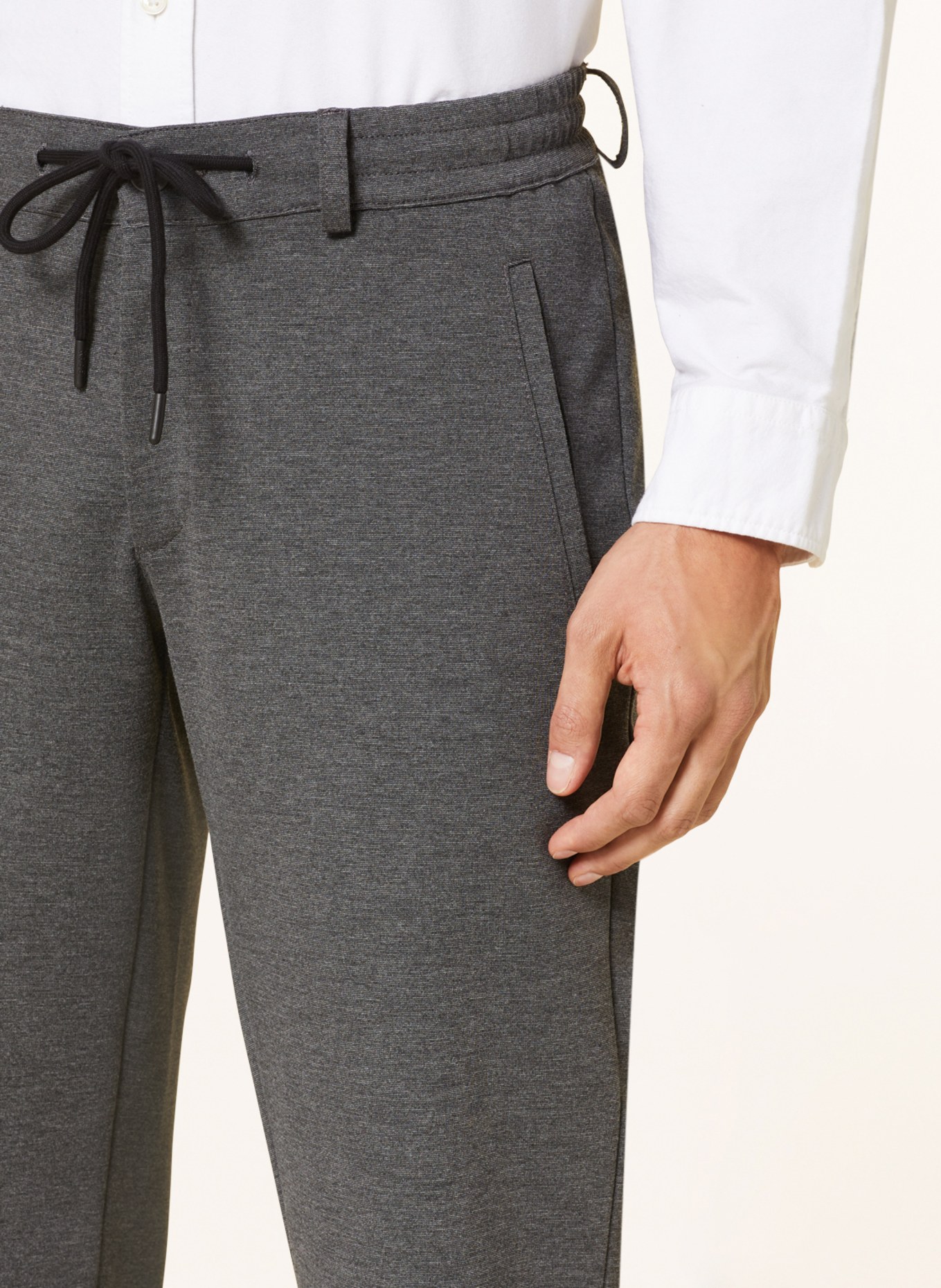 BRAX Spodnie w stylu dresowym PHIL cropped fit, Kolor: 05 GRAPHIT (Obrazek 5)
