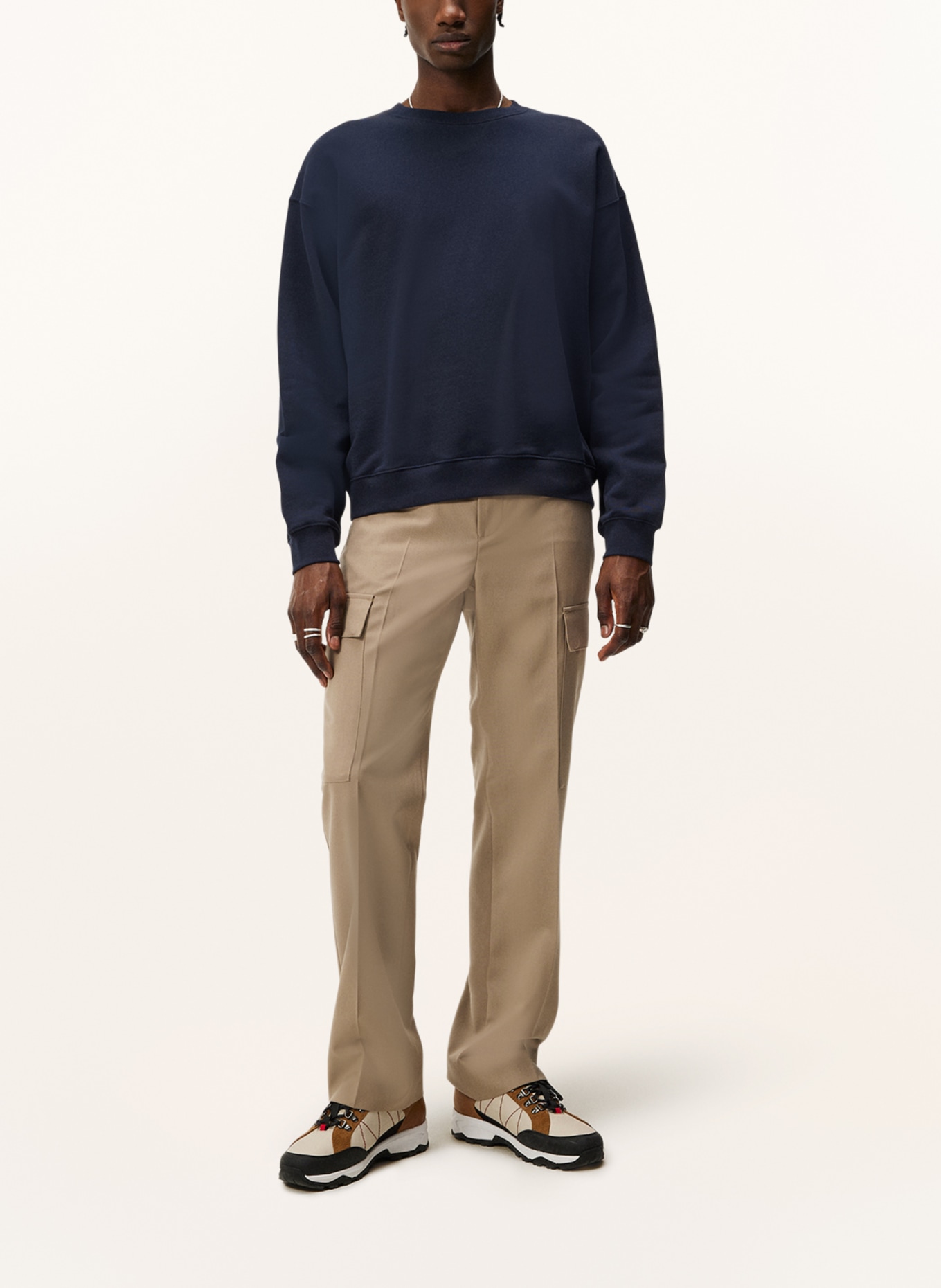 J.LINDEBERG Oversized sweatshirt, Color: DARK BLUE (Image 3)