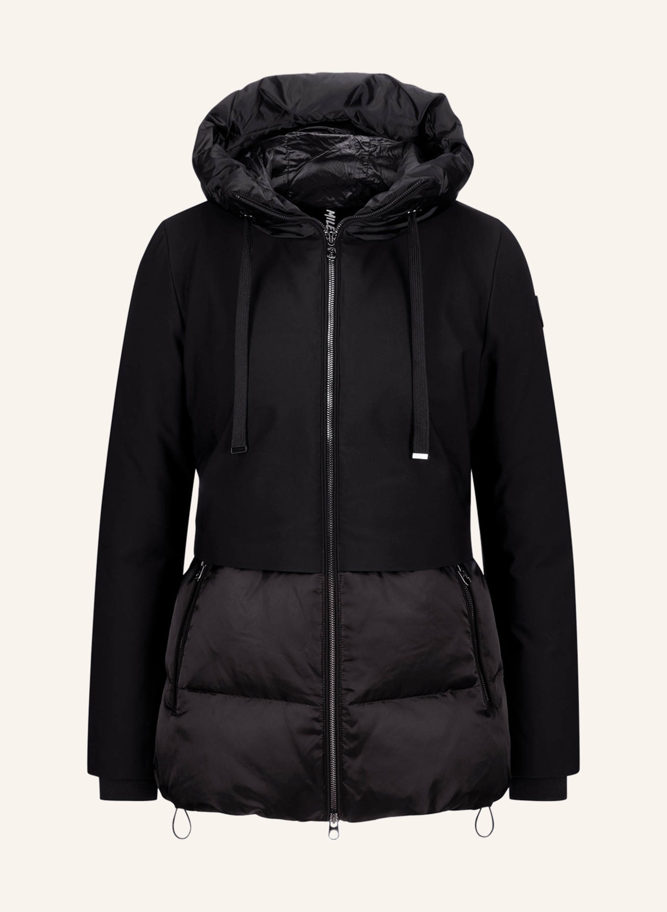 MILESTONE Down jacket MS-MURIEL, Color: BLACK (Image 1)