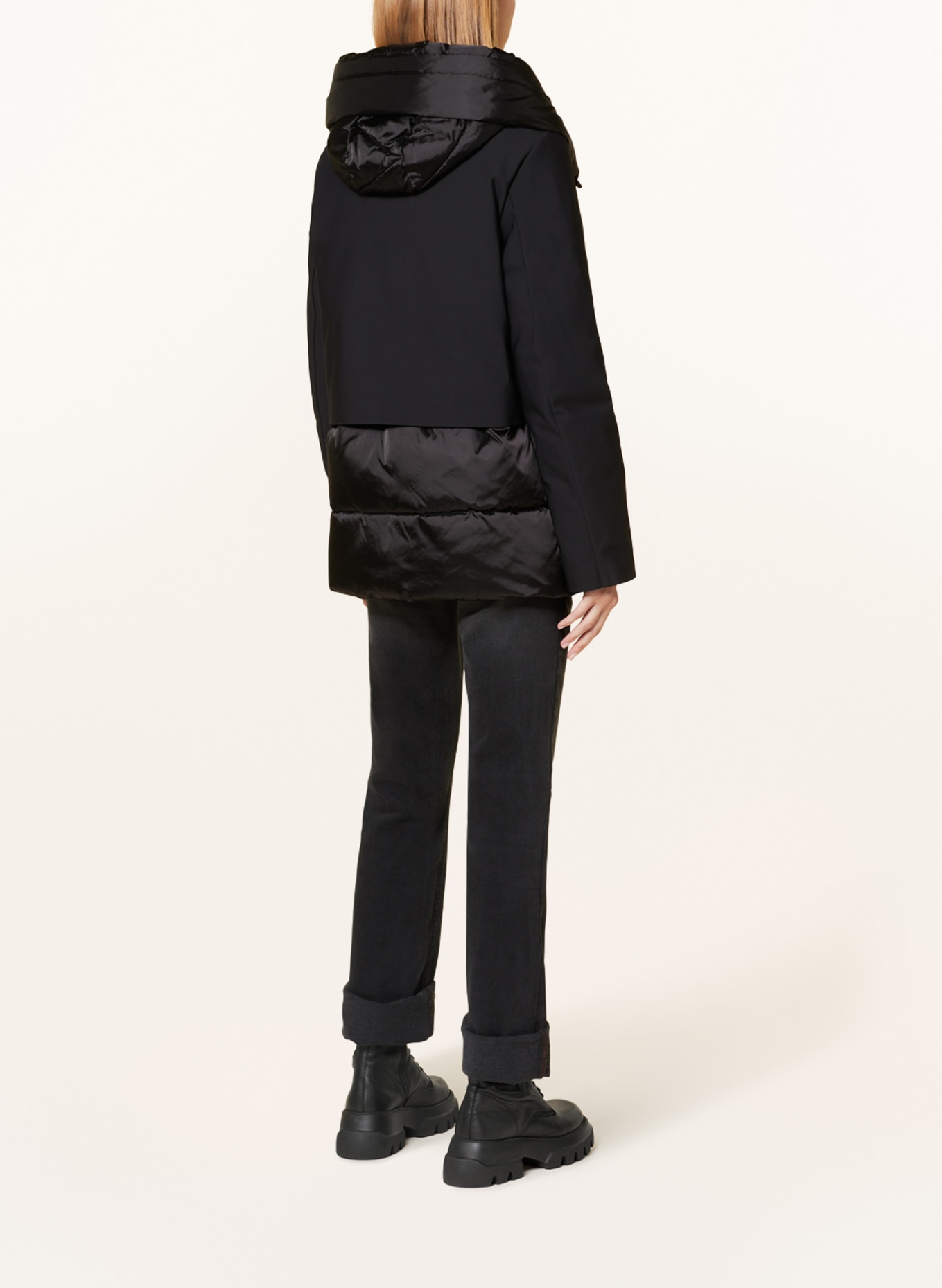 MILESTONE Down jacket MS-MURIEL, Color: BLACK (Image 3)