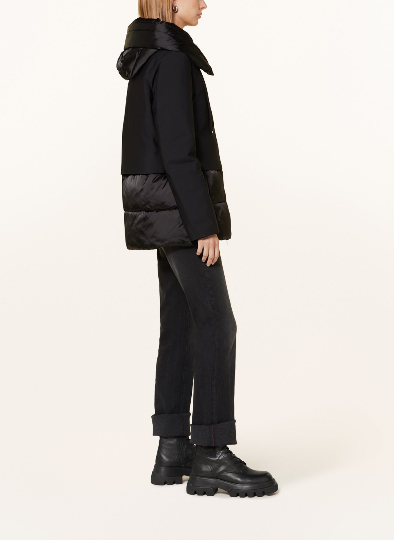 MILESTONE Down jacket MS-MURIEL, Color: BLACK (Image 4)