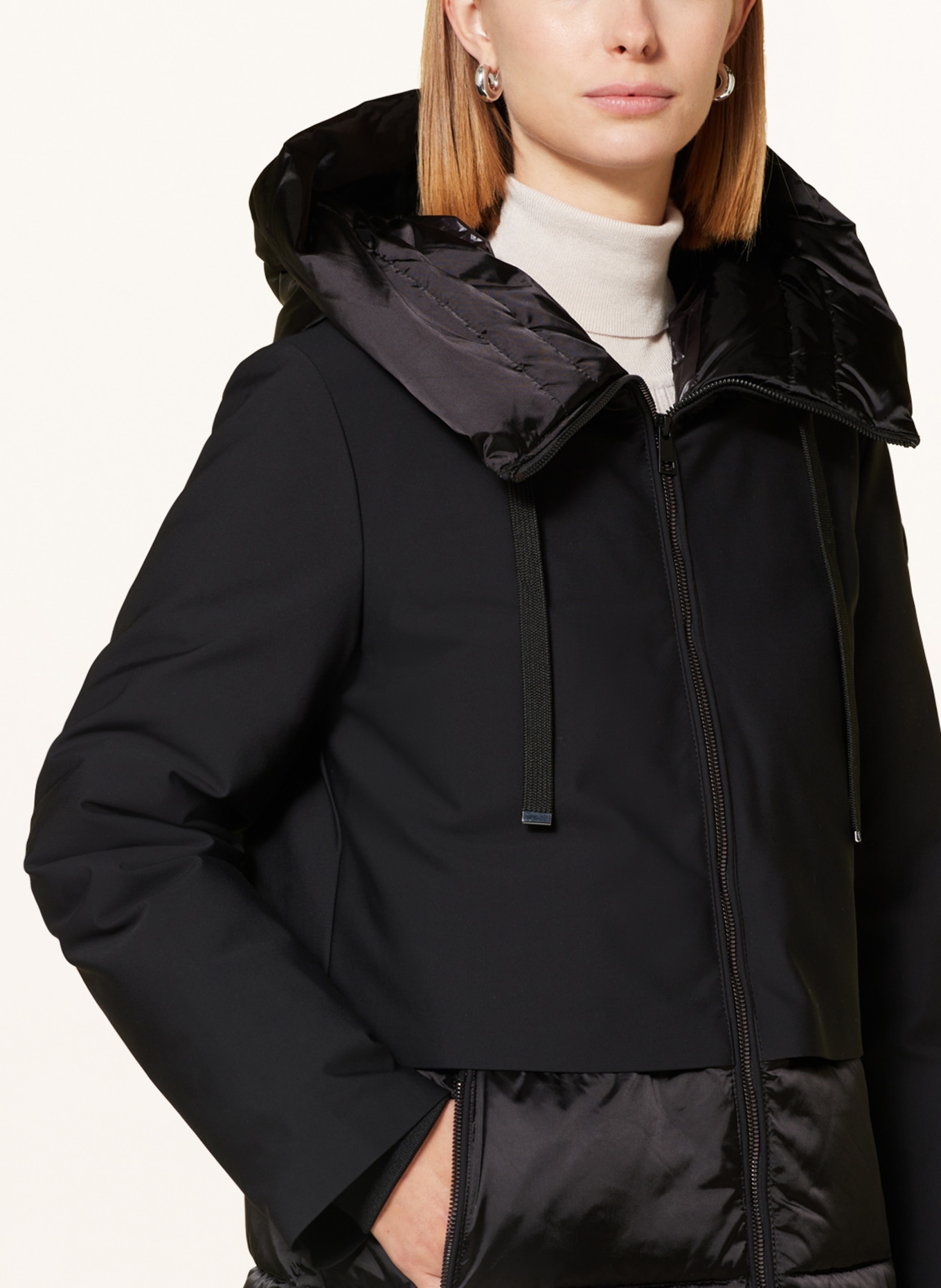 MILESTONE Down jacket MS-MURIEL, Color: BLACK (Image 5)