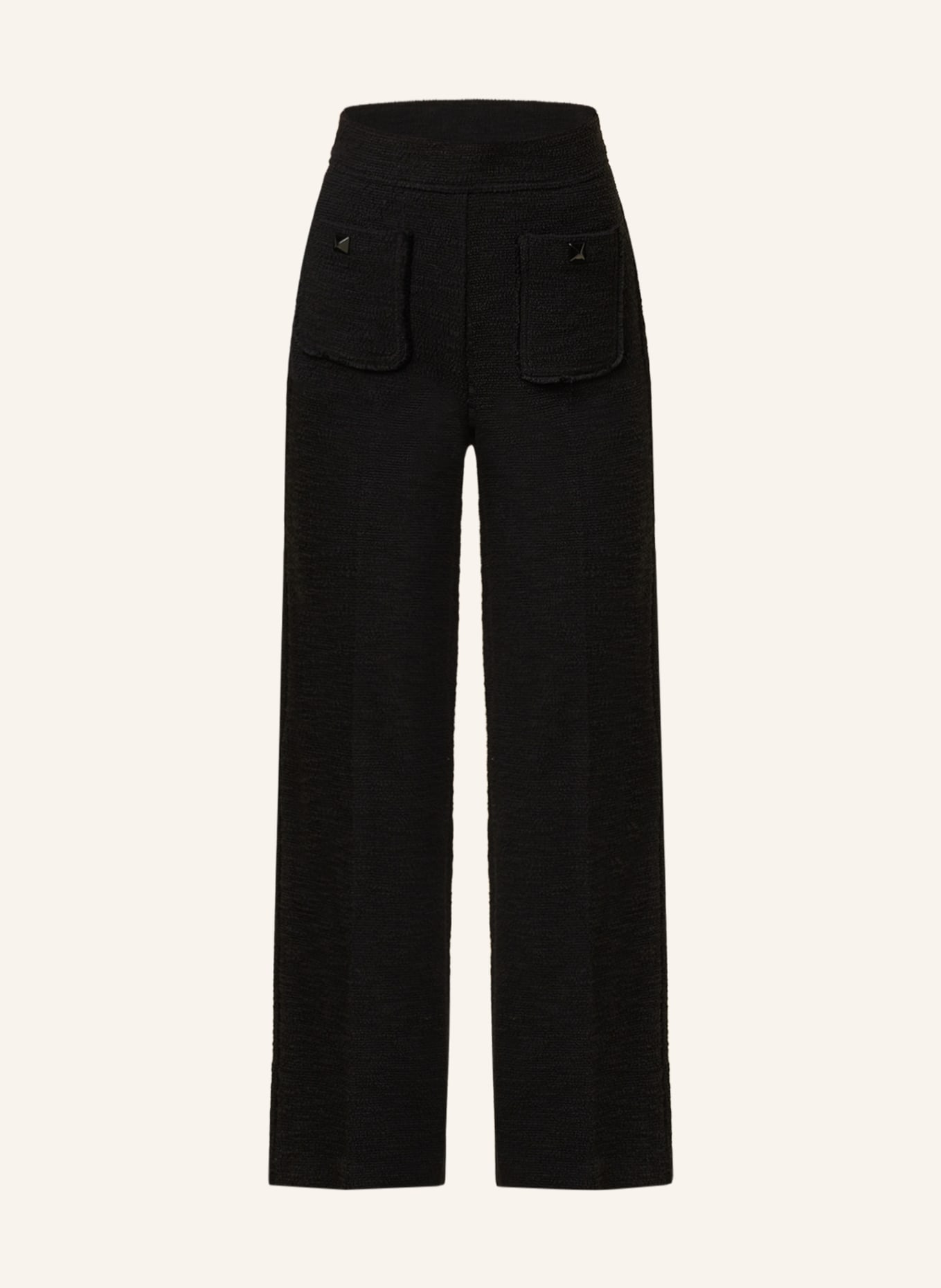 CAMBIO Tweed culottes CAMERON, Color: BLACK (Image 1)