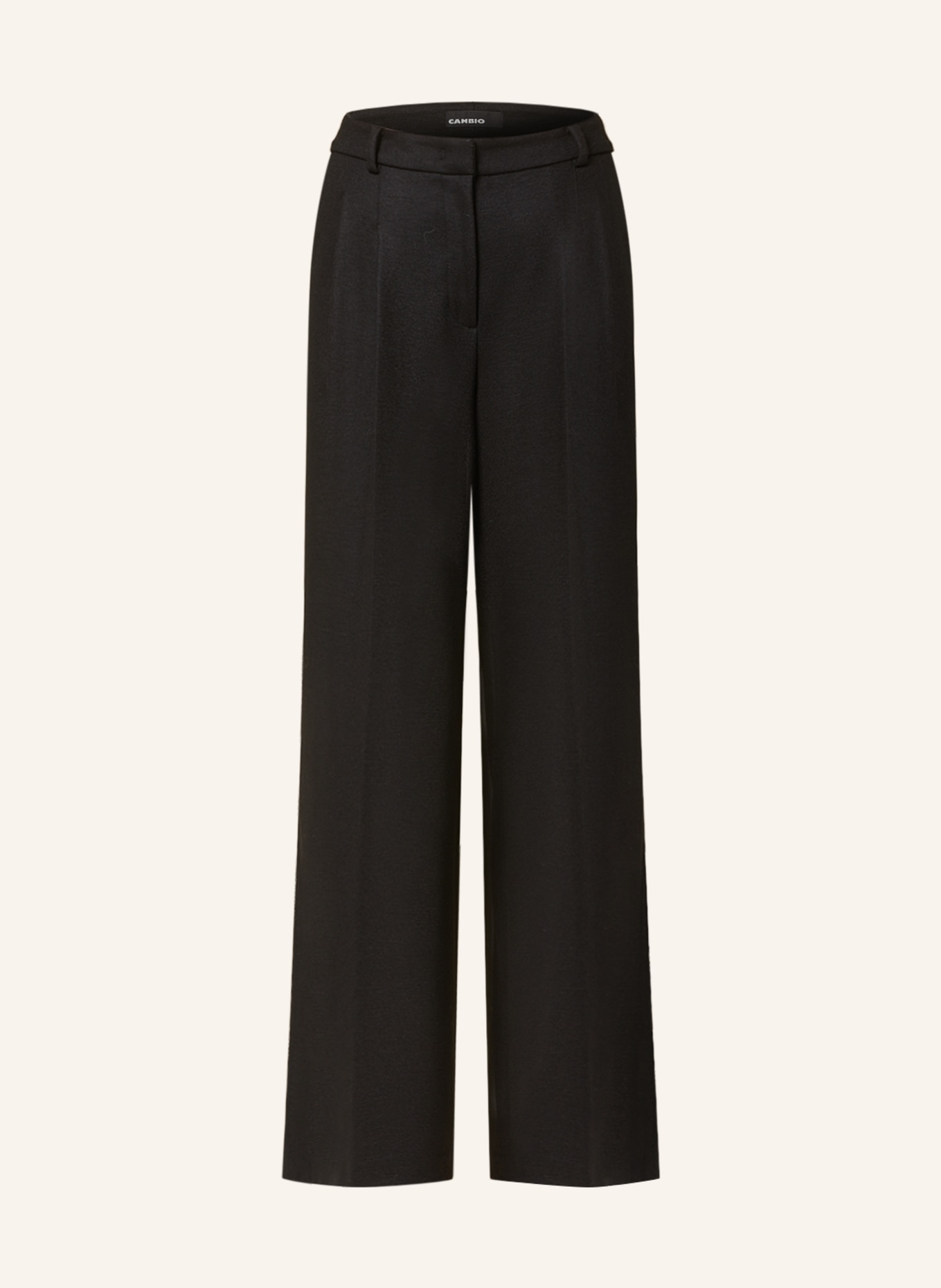 CAMBIO Wide leg trousers ANN, Color: BLACK (Image 1)